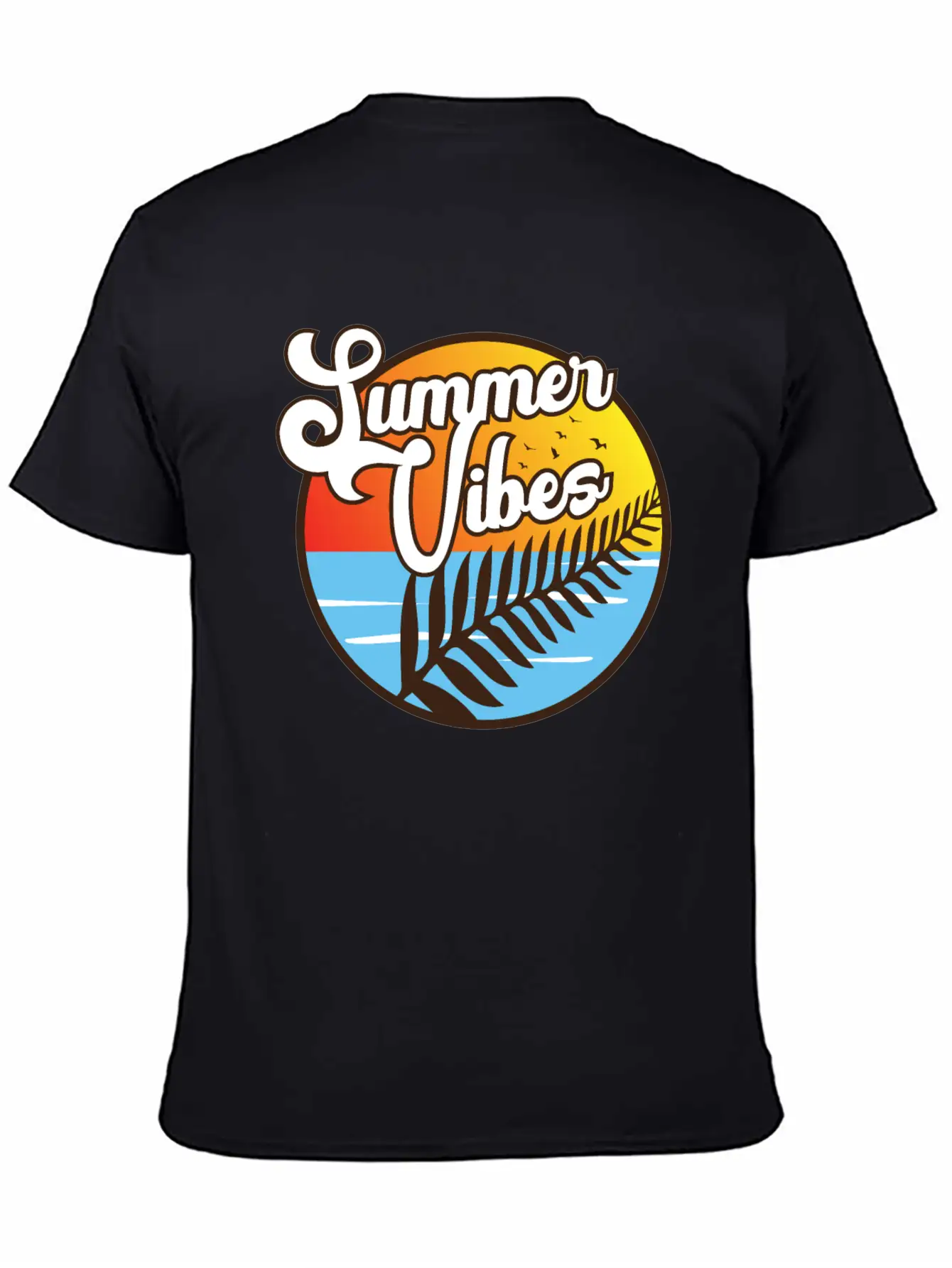 Summer Vibes Maori Silver Fern Polynesian Gift Modern Fit Casual T-Shirt – Clean And Versatile Design