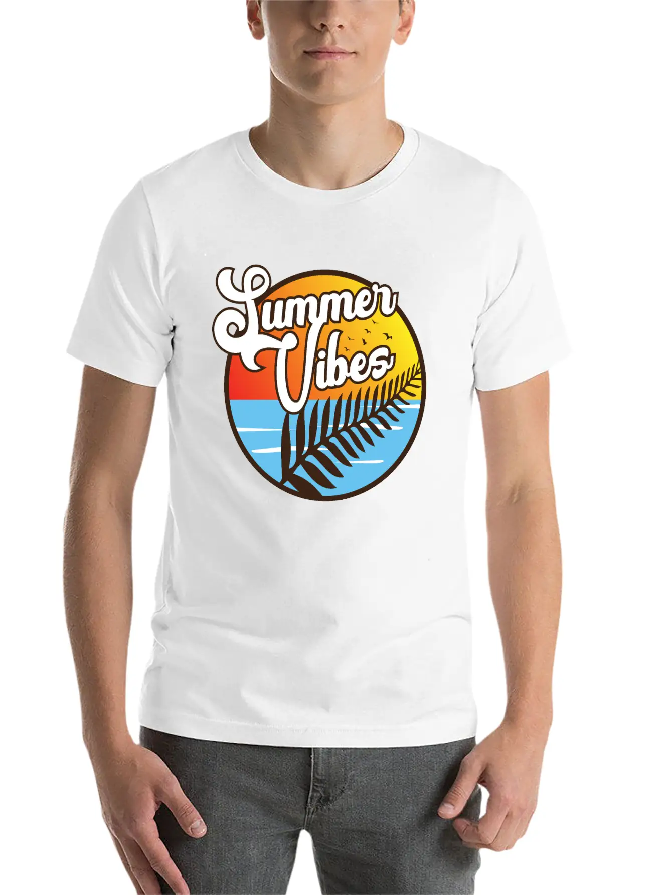 Summer Vibes Maori Silver Fern Polynesian Gift Modern Fit Casual T-Shirt – Clean And Versatile Design