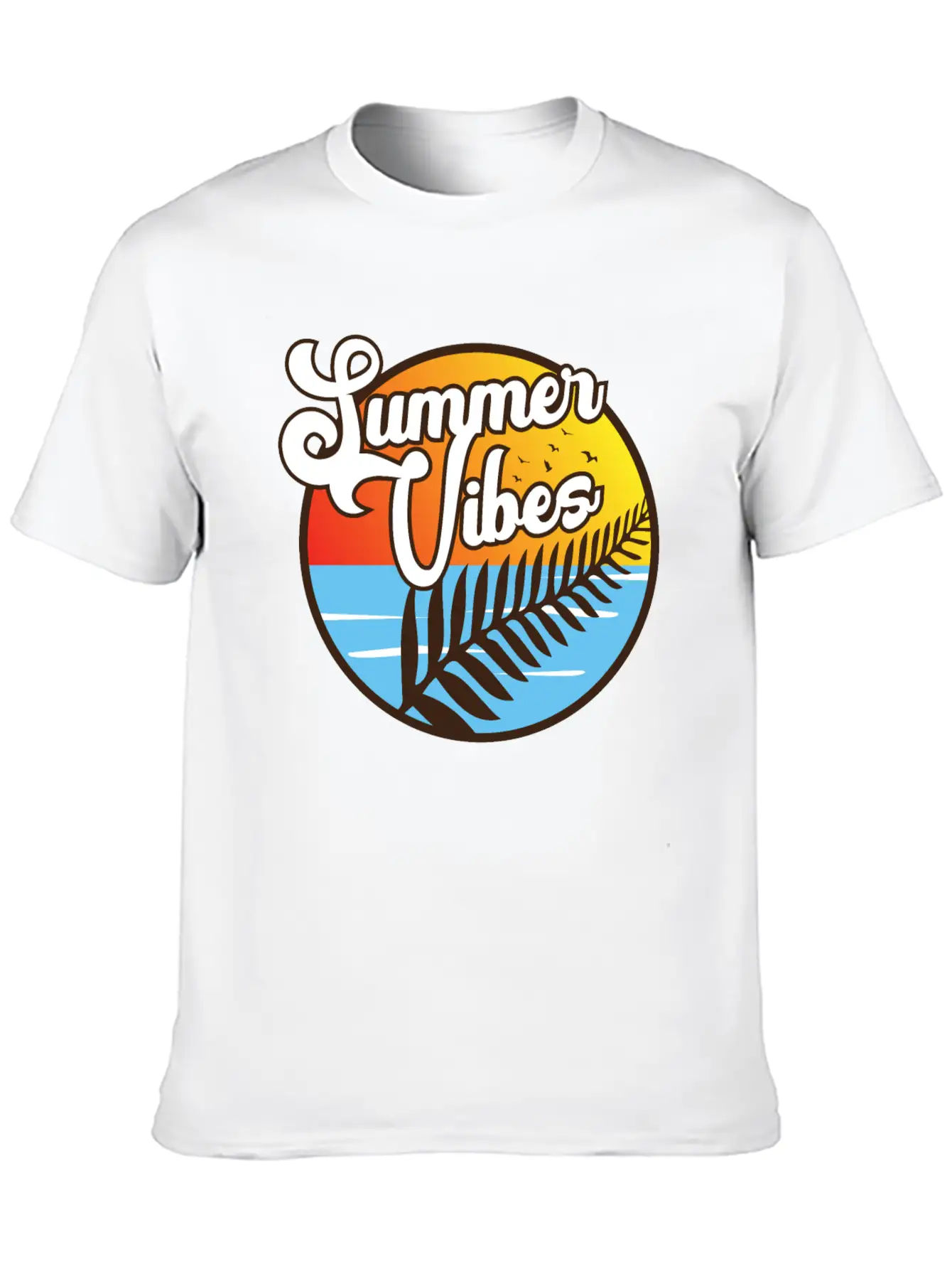 Summer Vibes Maori Silver Fern Polynesian Gift Modern Fit Casual T-Shirt – Clean And Versatile Design