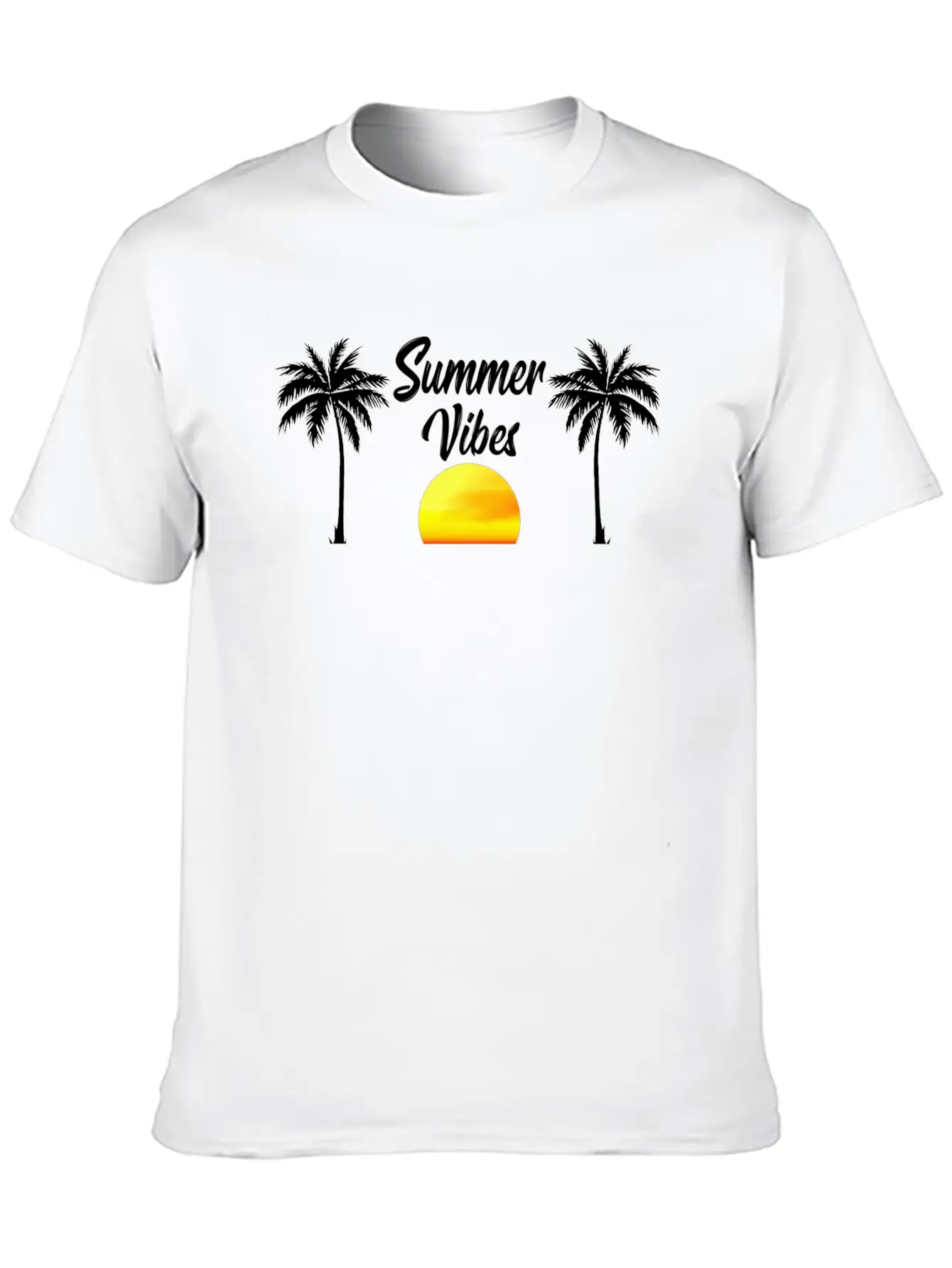 Summer Vibes Soft Cotton Short Sleeve Tee – Unisex Wardrobe Staple