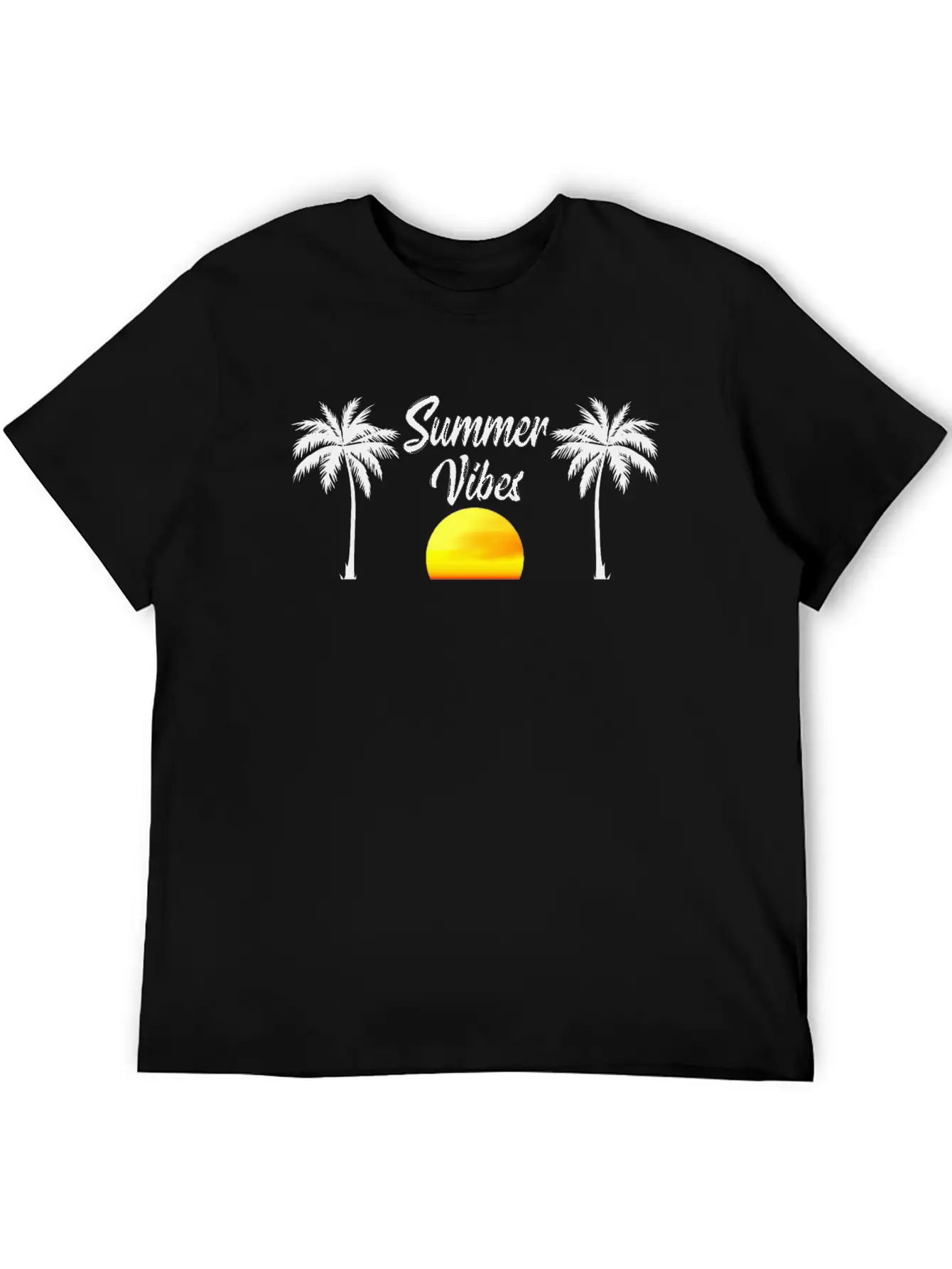 Summer Vibes Soft Cotton Short Sleeve Tee – Unisex Wardrobe Staple