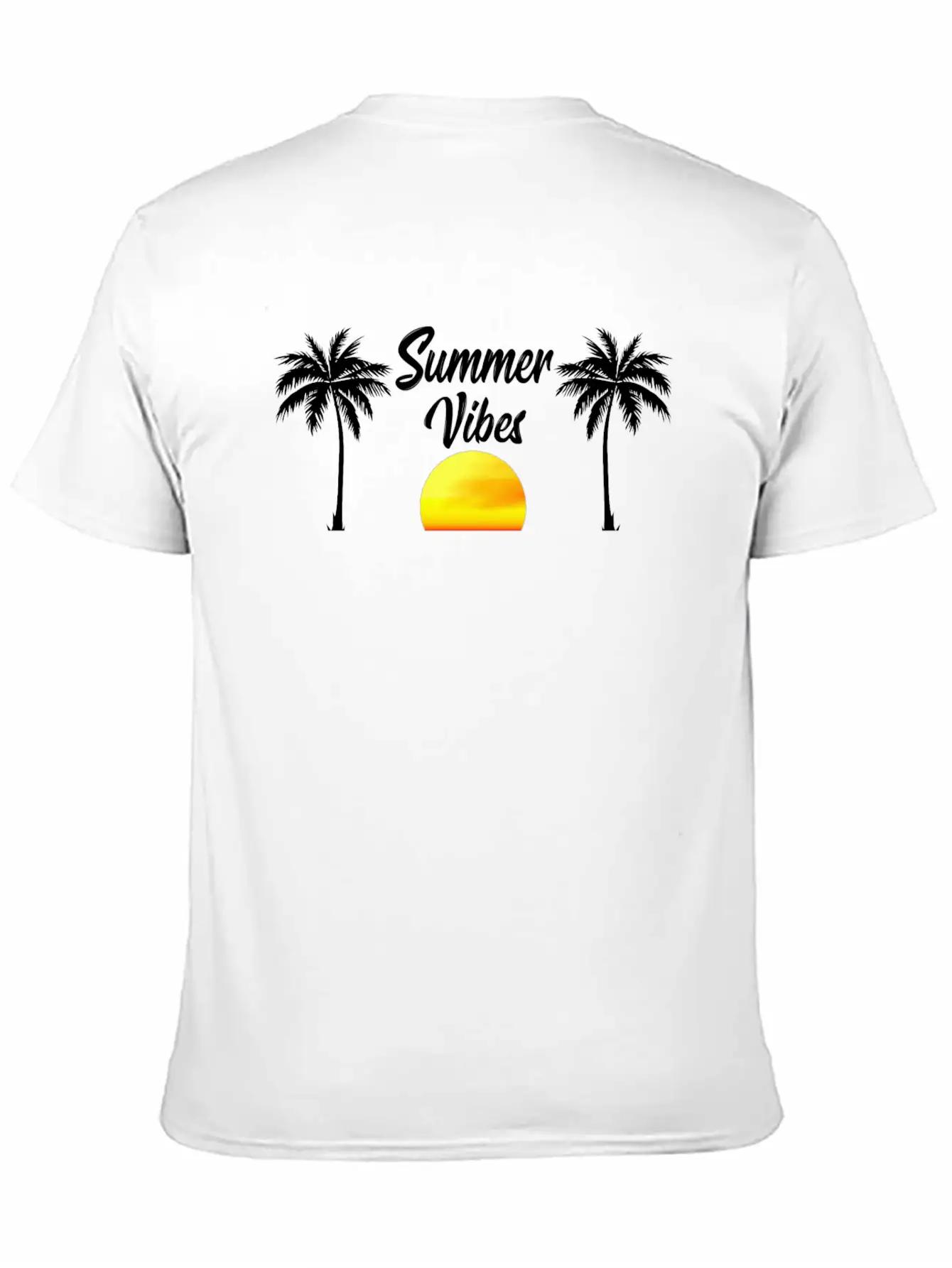 Summer Vibes Soft Cotton Short Sleeve Tee – Unisex Wardrobe Staple