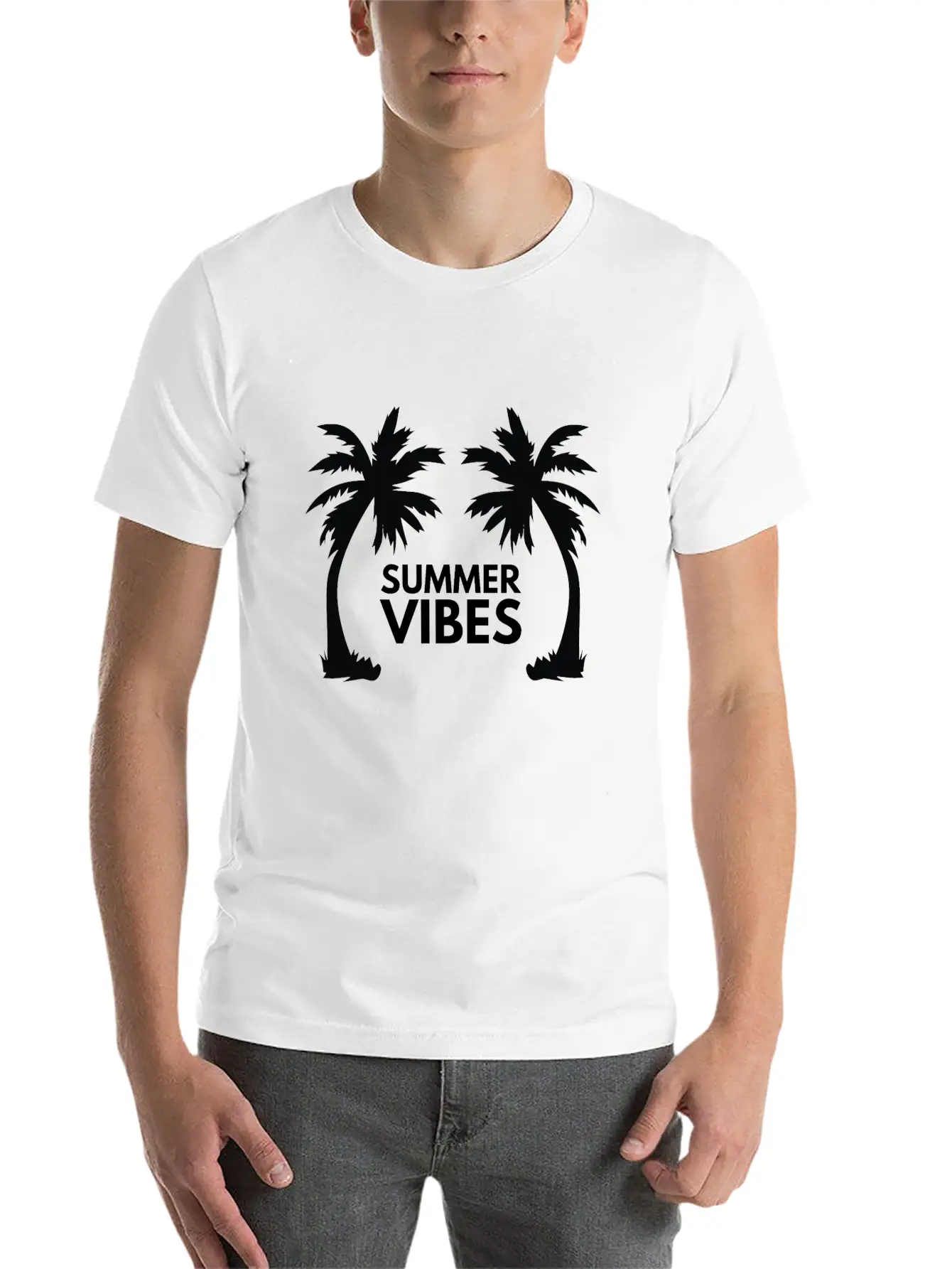 Summer Vibes Unisex Casual T-Shirt – Clean Design For Daily Comfort