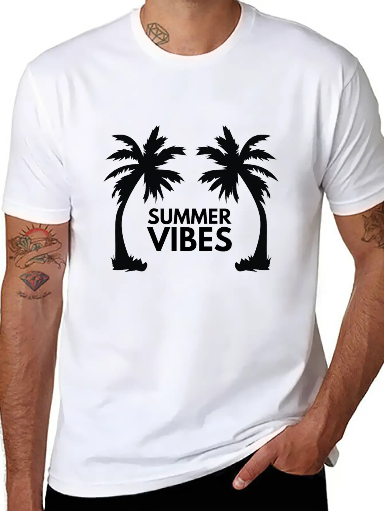 Summer Vibes Unisex Casual T-Shirt – Clean Design For Daily Comfort