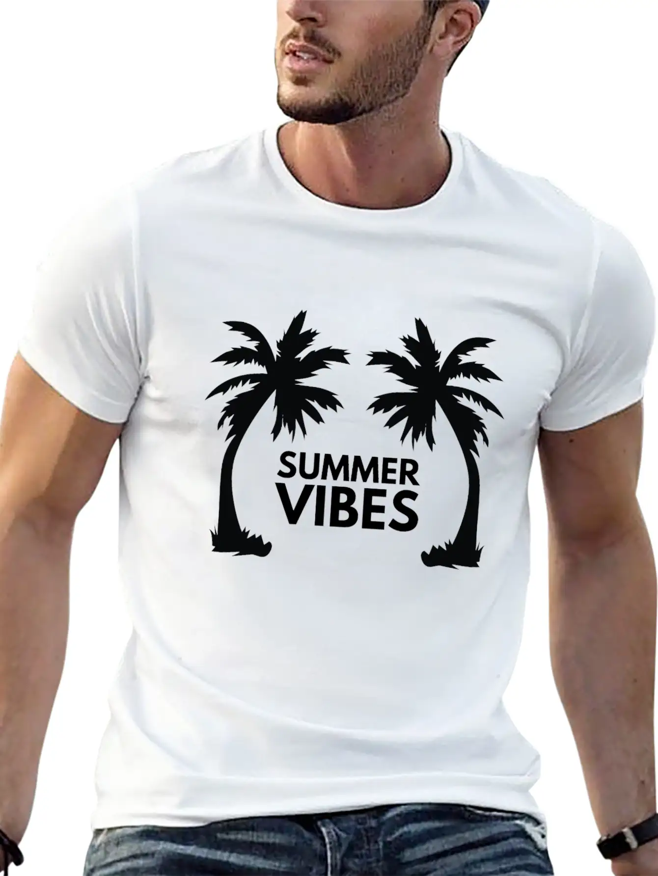 Summer Vibes Unisex Casual T-Shirt – Clean Design For Daily Comfort