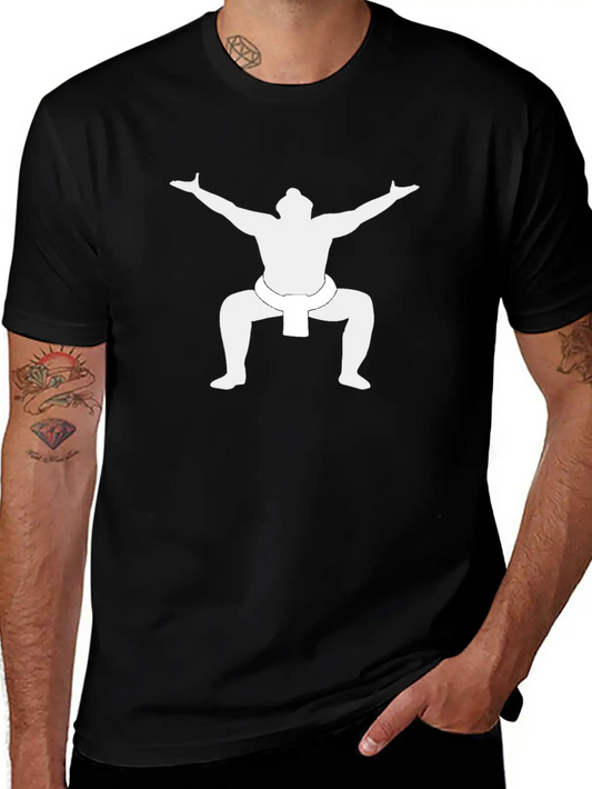 Sumo Wrestler Unisex Casual T-Shirt – Clean Design For Daily Comfort