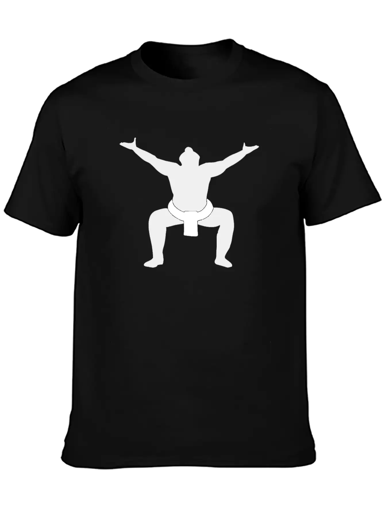 Sumo Wrestler Unisex Casual T-Shirt – Clean Design For Daily Comfort