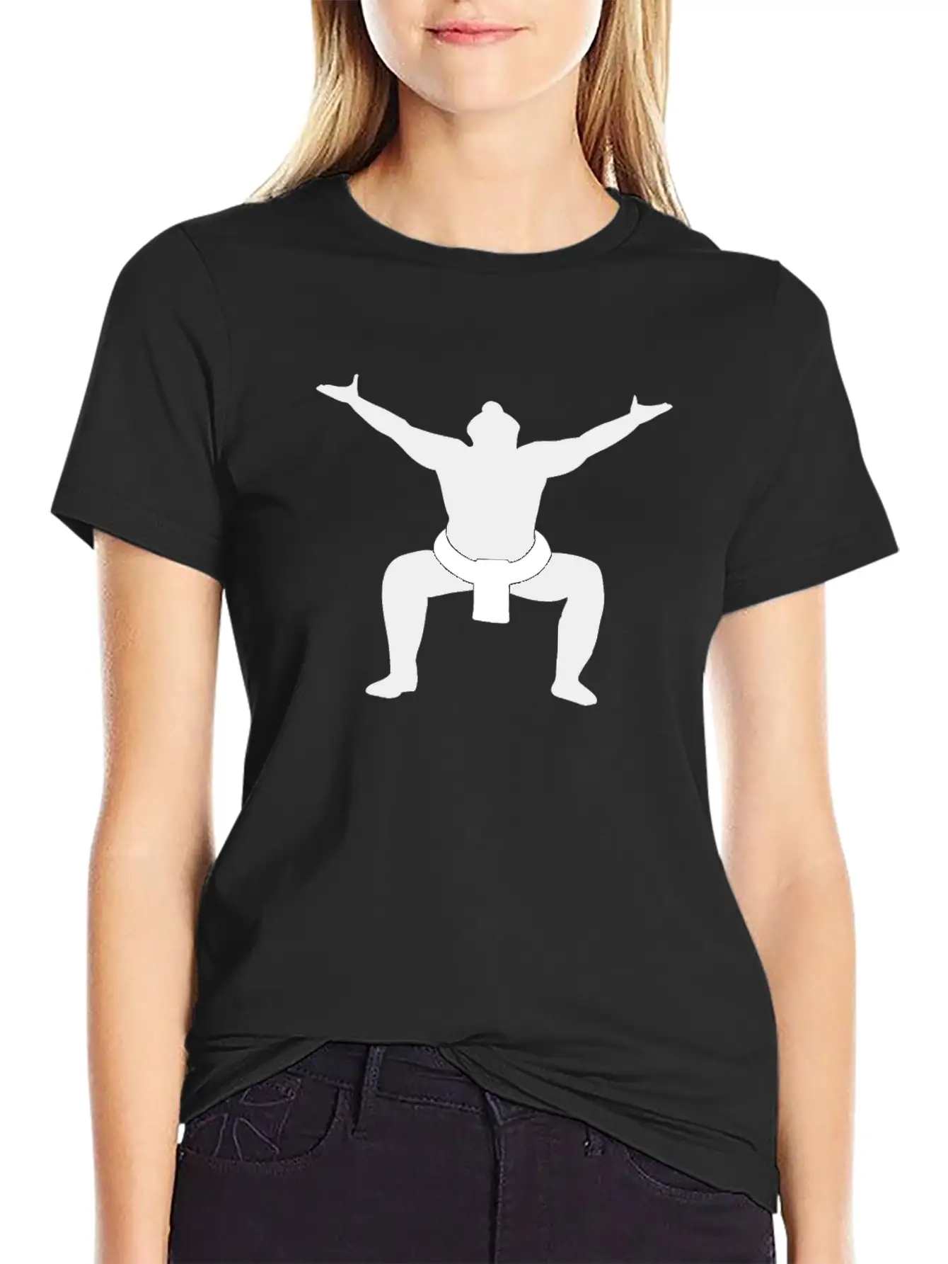 Sumo Wrestler Unisex Casual T-Shirt – Clean Design For Daily Comfort