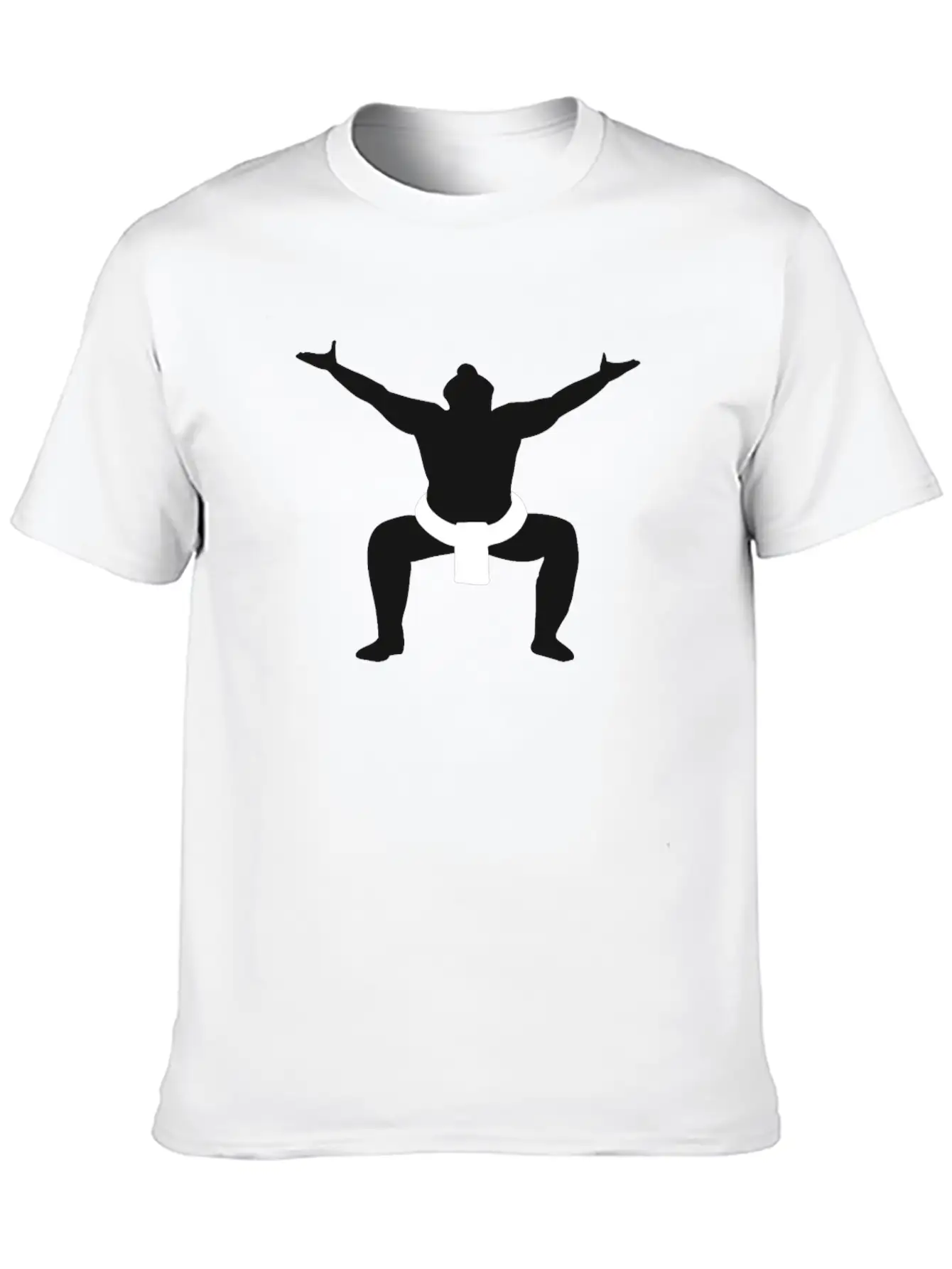 Sumo Wrestler Unisex Casual T-Shirt – Clean Design For Daily Comfort