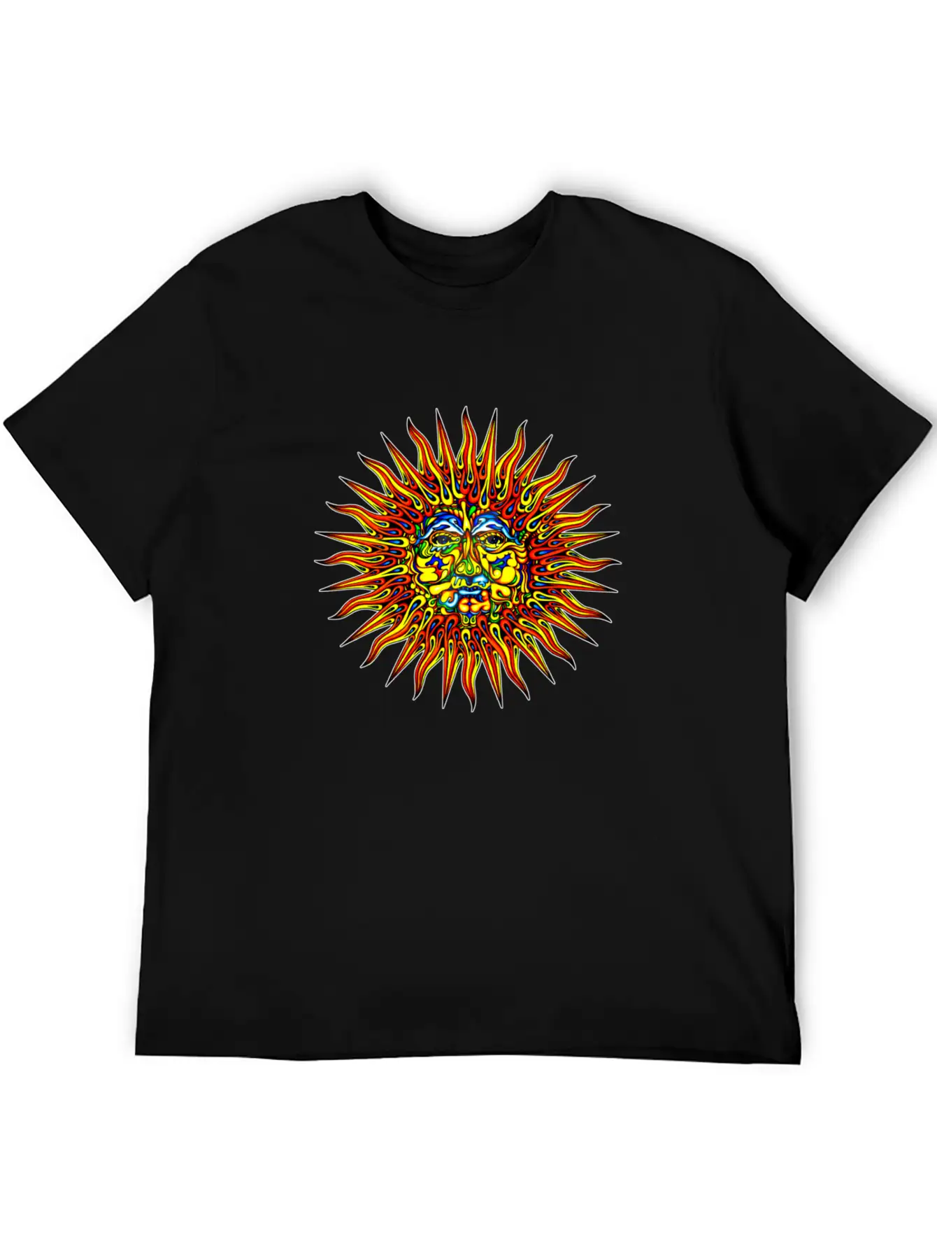 Sun Design Unisex Casual T-Shirt – Clean Design For Daily Comfort
