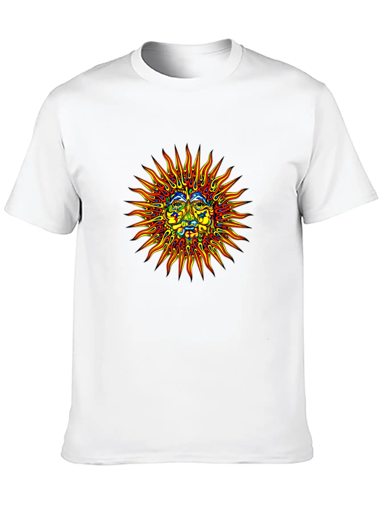 Sun Design Unisex Casual T-Shirt – Clean Design For Daily Comfort