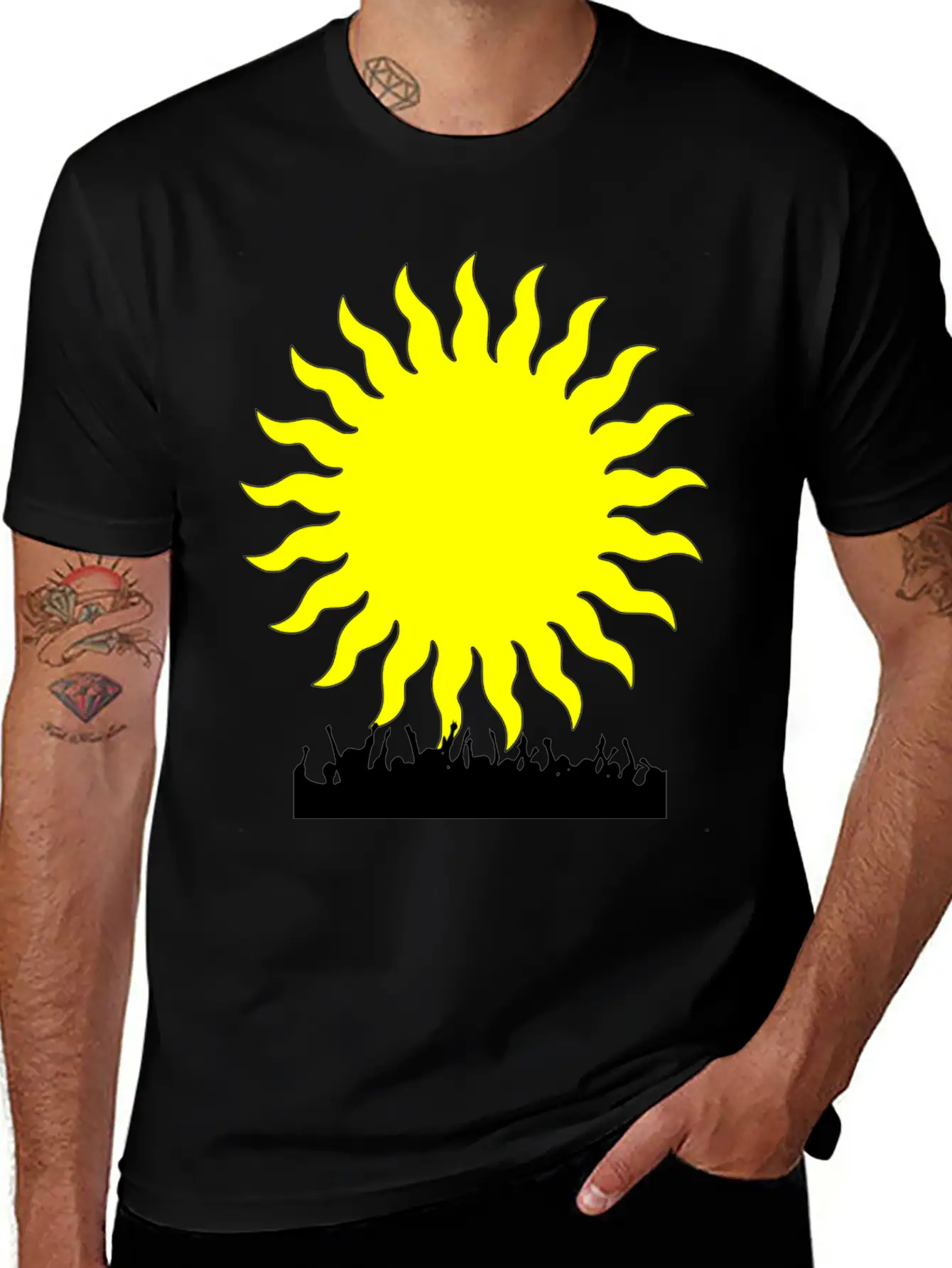 Sun Dj Stylish Everyday T-Shirt – Unisex Basic Cotton Tee