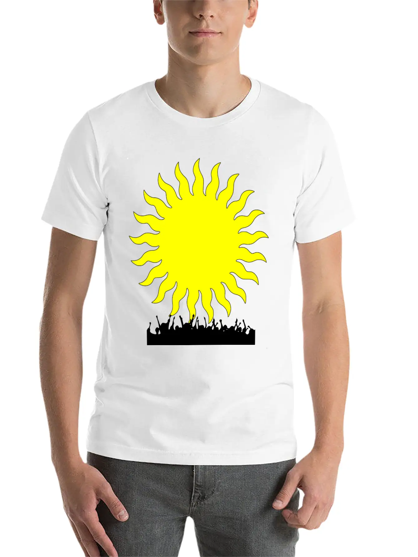 Sun Dj Stylish Everyday T-Shirt – Unisex Basic Cotton Tee