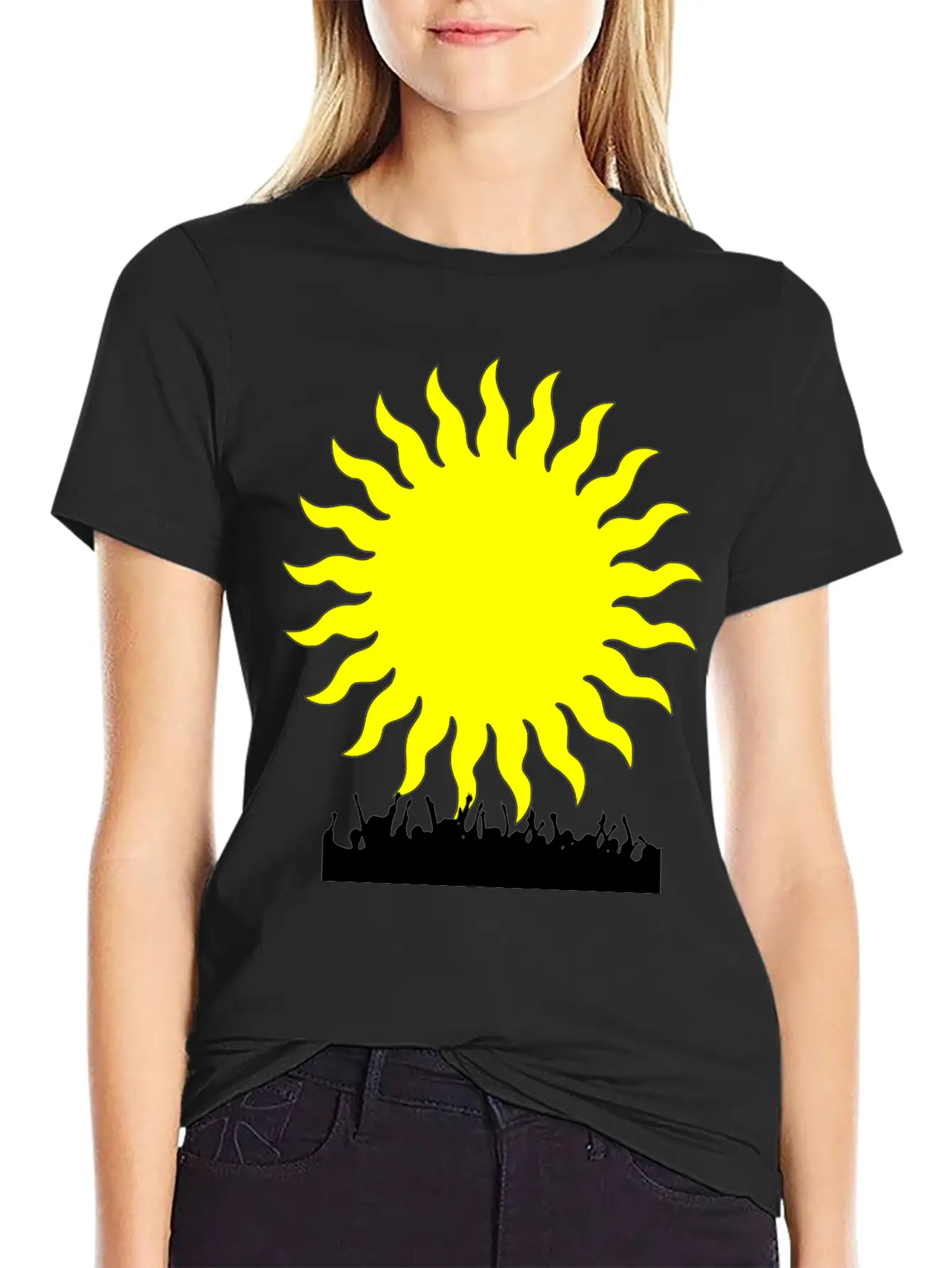 Sun Dj Stylish Everyday T-Shirt – Unisex Basic Cotton Tee