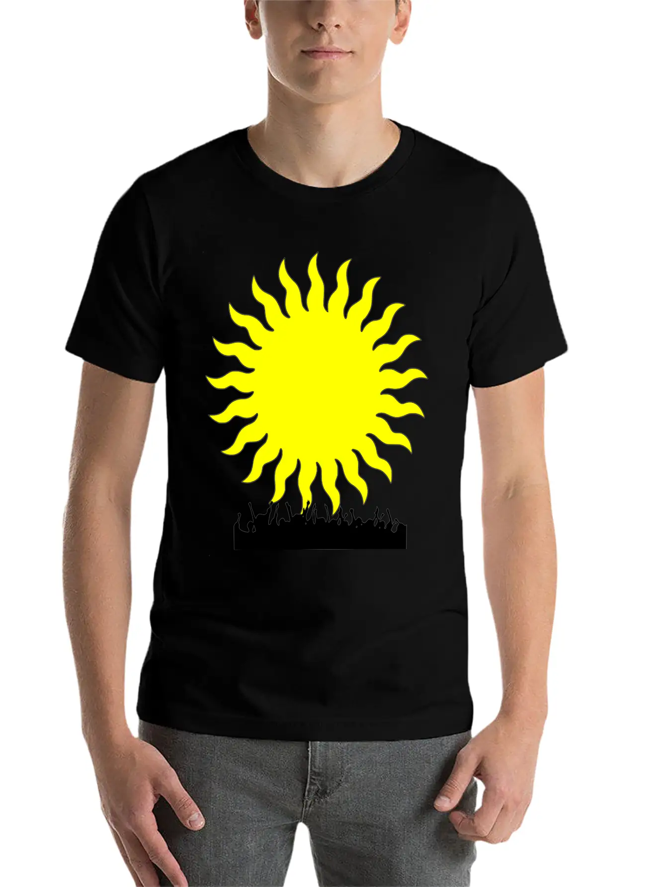 Sun Dj Stylish Everyday T-Shirt – Unisex Basic Cotton Tee