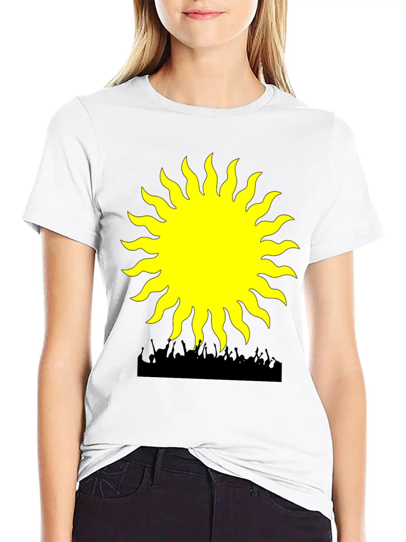 Sun Dj Stylish Everyday T-Shirt – Unisex Basic Cotton Tee