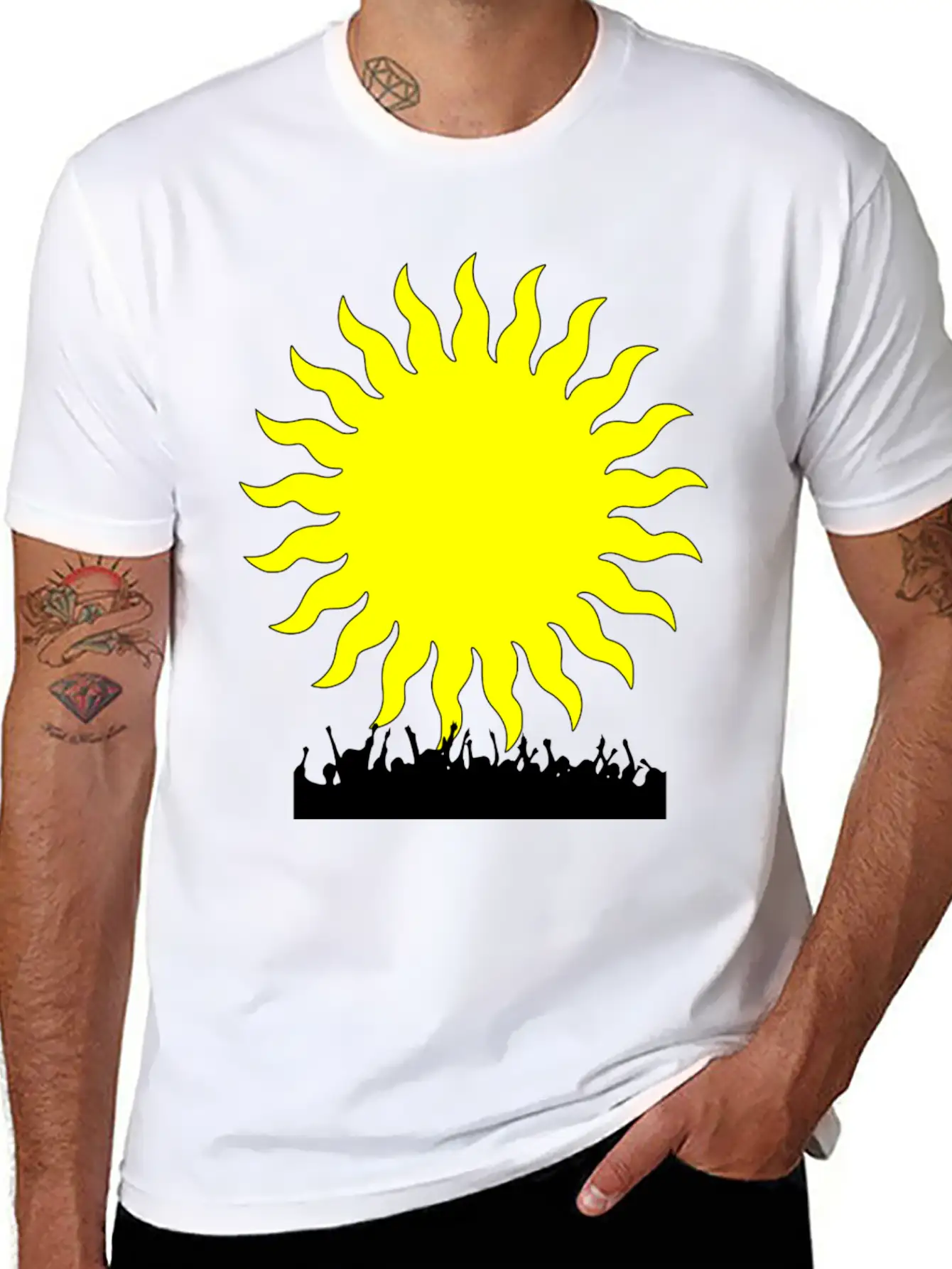 Sun Dj Stylish Everyday T-Shirt – Unisex Basic Cotton Tee