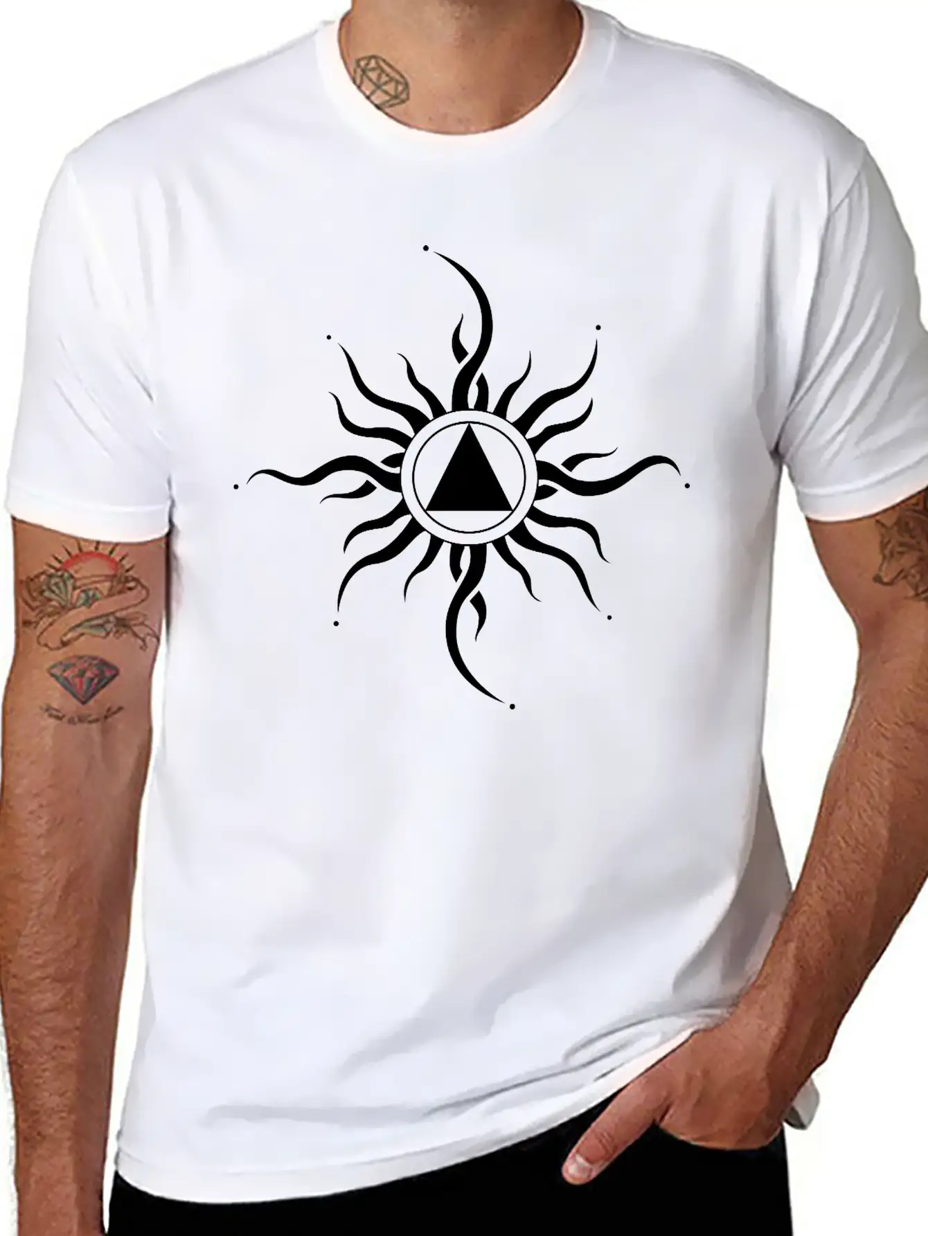 SUN EPS FILE Classic Fit Graphic Tee For Daily Comfort – Unisex Cotton Shirt
