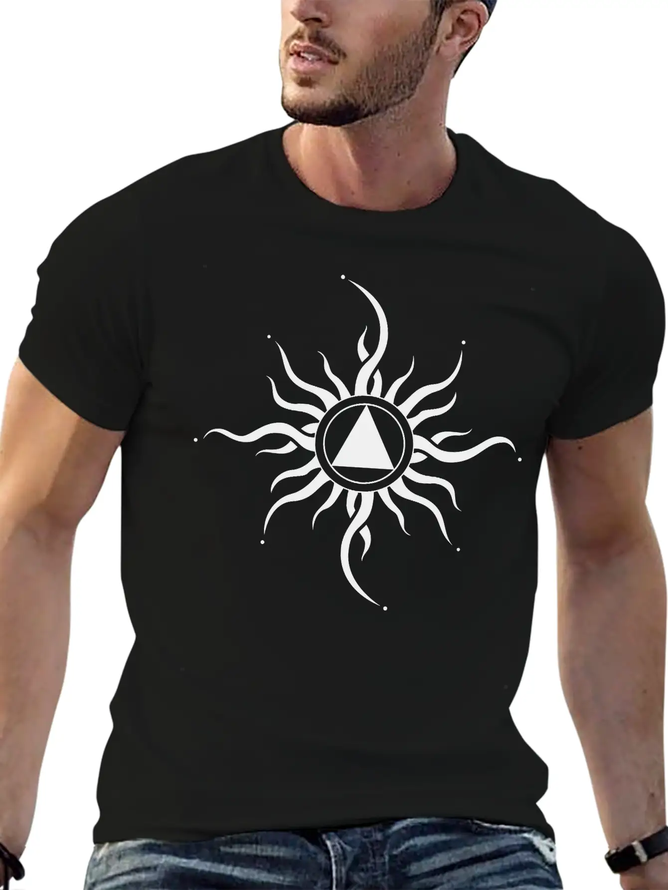 SUN EPS FILE Classic Fit Graphic Tee For Daily Comfort – Unisex Cotton Shirt