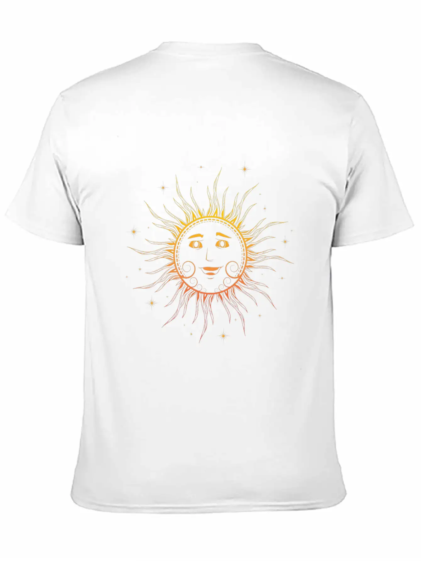 Sun Face Lightweight Cotton T-Shirt – Daily Comfort Graphic Shirt