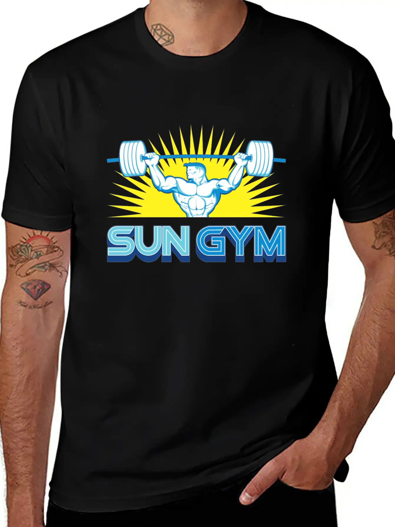 Sun Gym Comfortable Minimalist Graphic Tee – Summer Style Essential