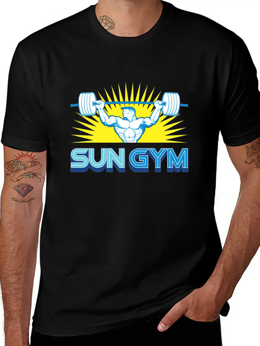 Sun Gym Comfortable Minimalist Graphic Tee – Summer Style Essential