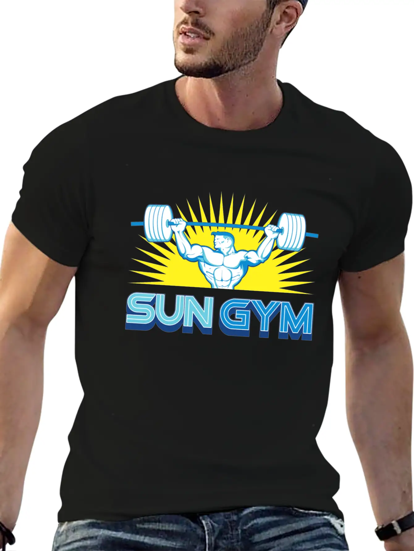 Sun Gym Comfortable Minimalist Graphic Tee – Summer Style Essential