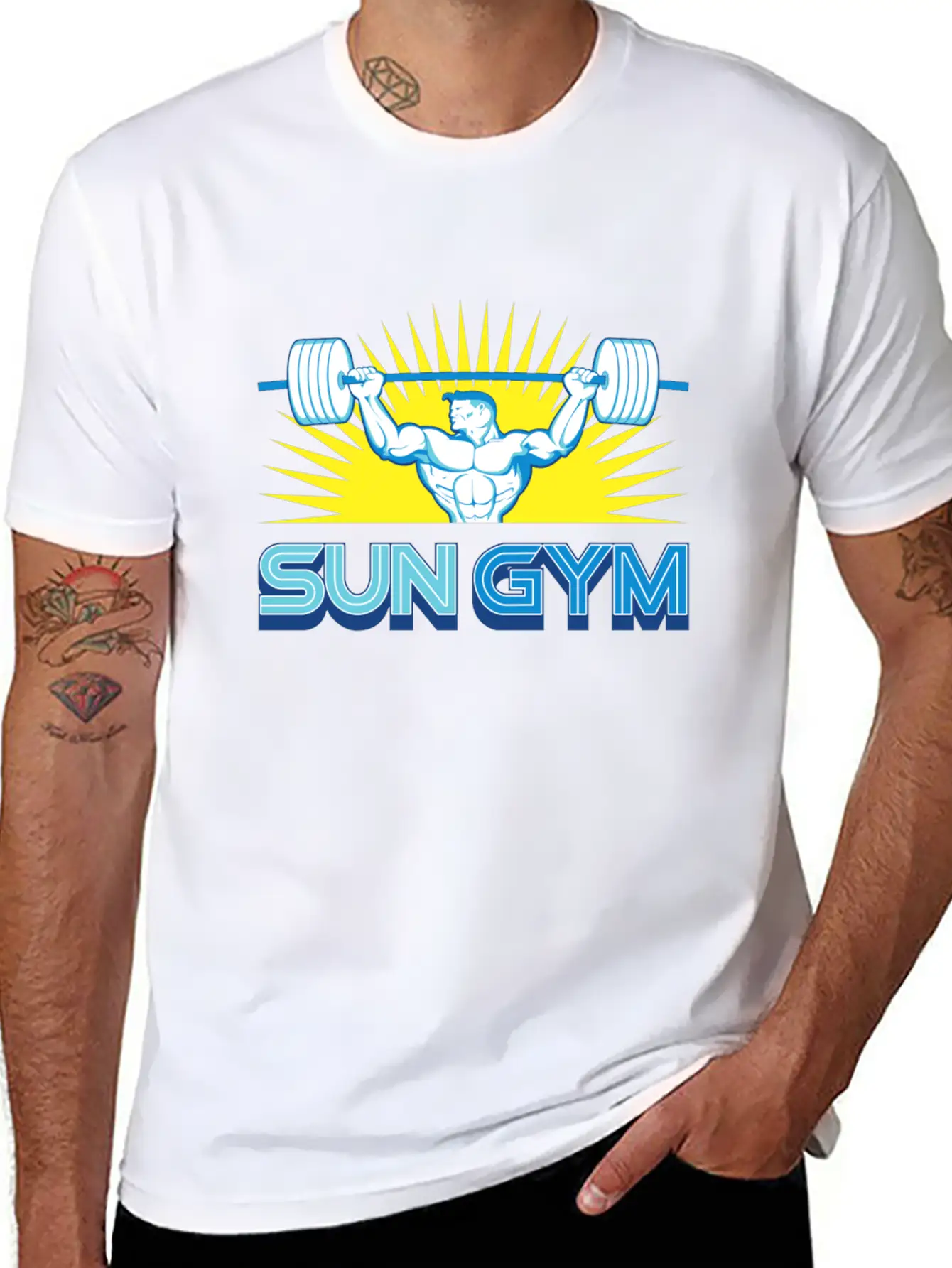 Sun Gym Comfortable Minimalist Graphic Tee – Summer Style Essential