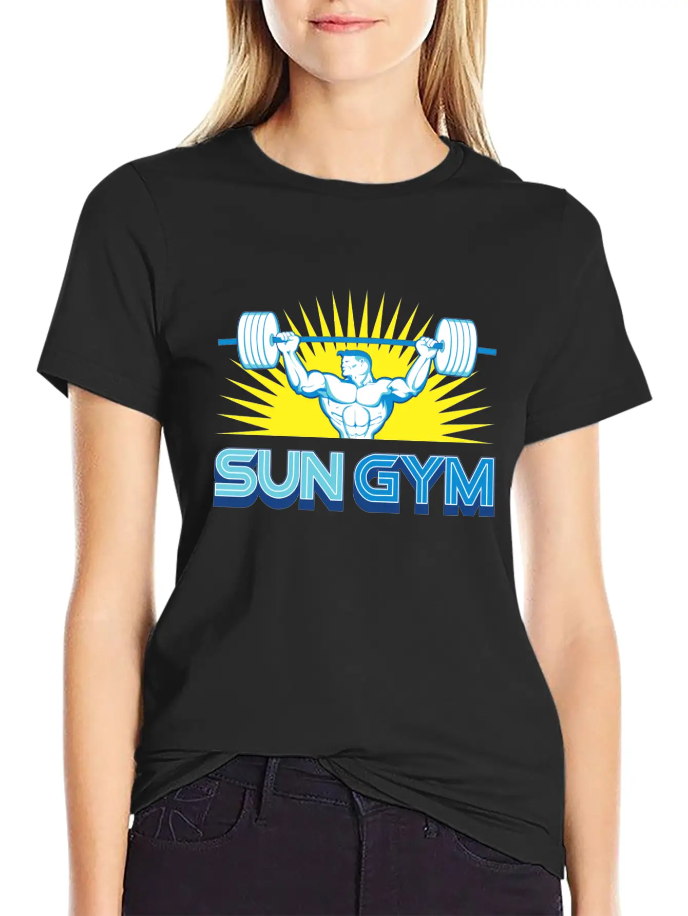 Sun Gym Comfortable Minimalist Graphic Tee – Summer Style Essential