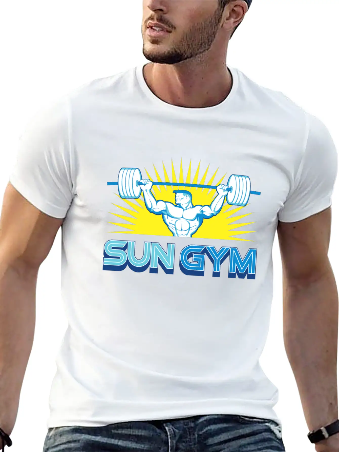 Sun Gym Comfortable Minimalist Graphic Tee – Summer Style Essential