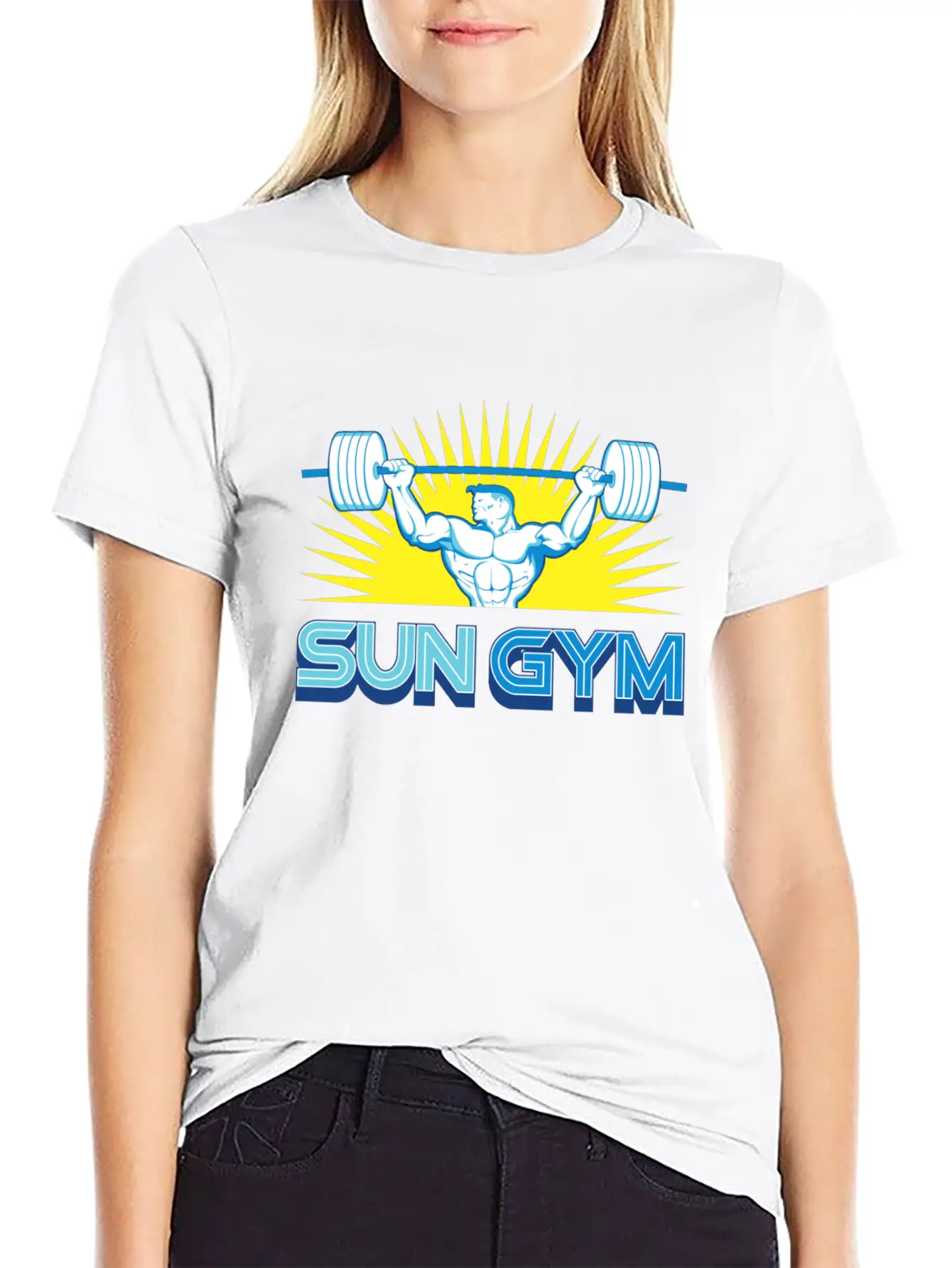 Sun Gym Comfortable Minimalist Graphic Tee – Summer Style Essential