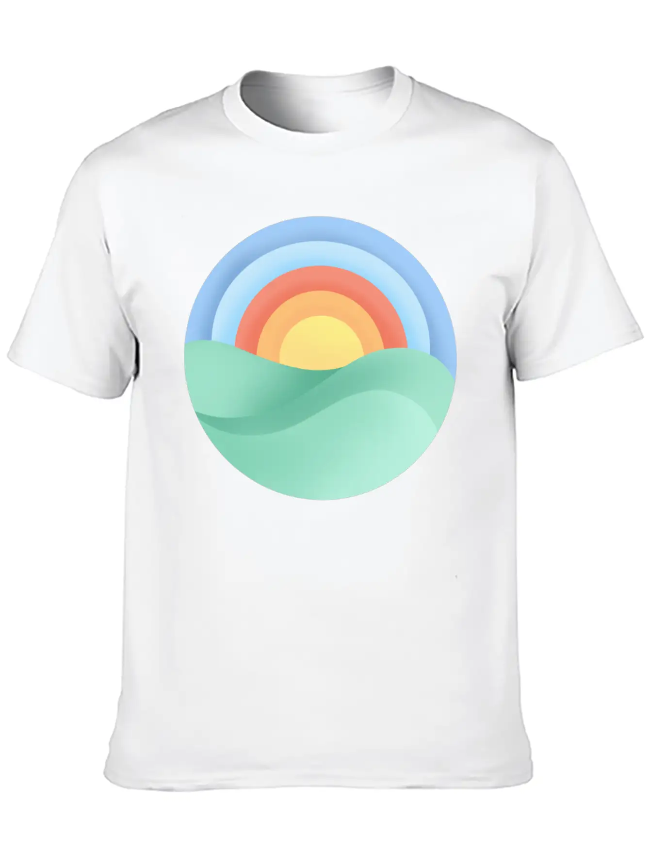 Sun Is Shining Modern Fit Casual T-Shirt ��� Clean And Versatile Design