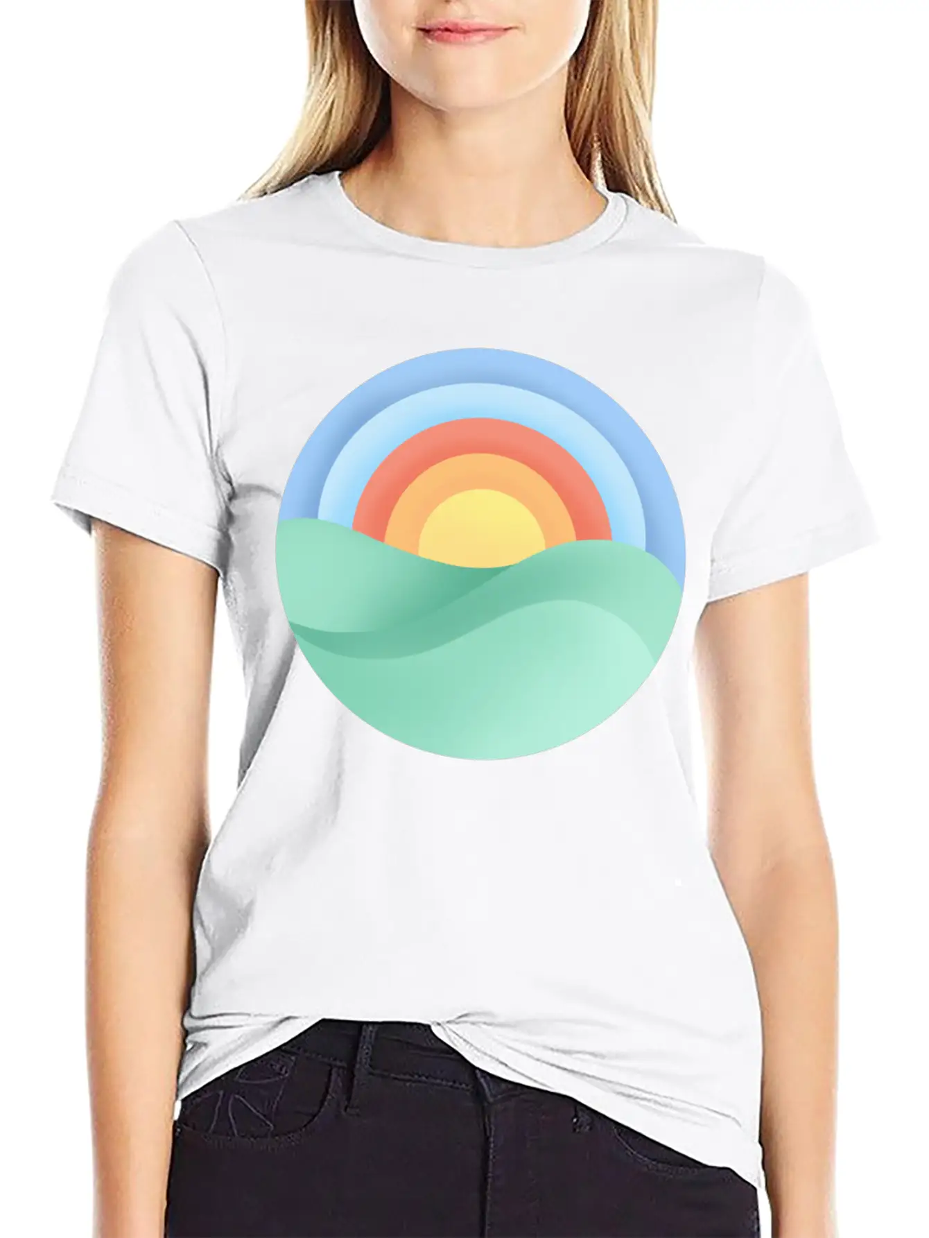 Sun Is Shining Modern Fit Casual T-Shirt ��� Clean And Versatile Design