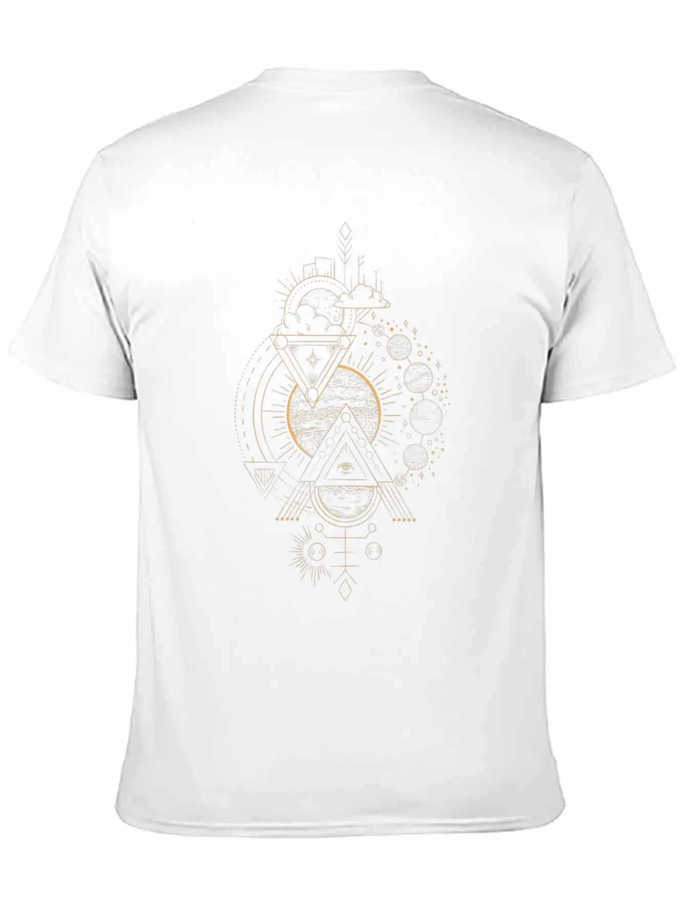 Sun Moon Eye Mystic Basic Graphic T-Shirt – Daily Comfort In Soft Cotton