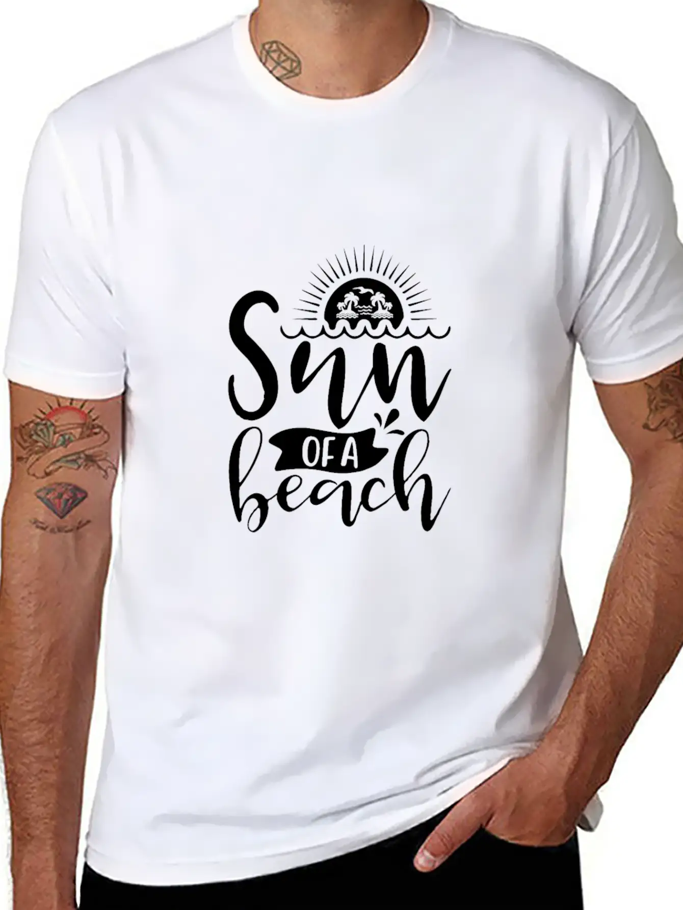 Sun Of A Beach Relaxed Everyday Tee – Lightweight And Durable Cotton