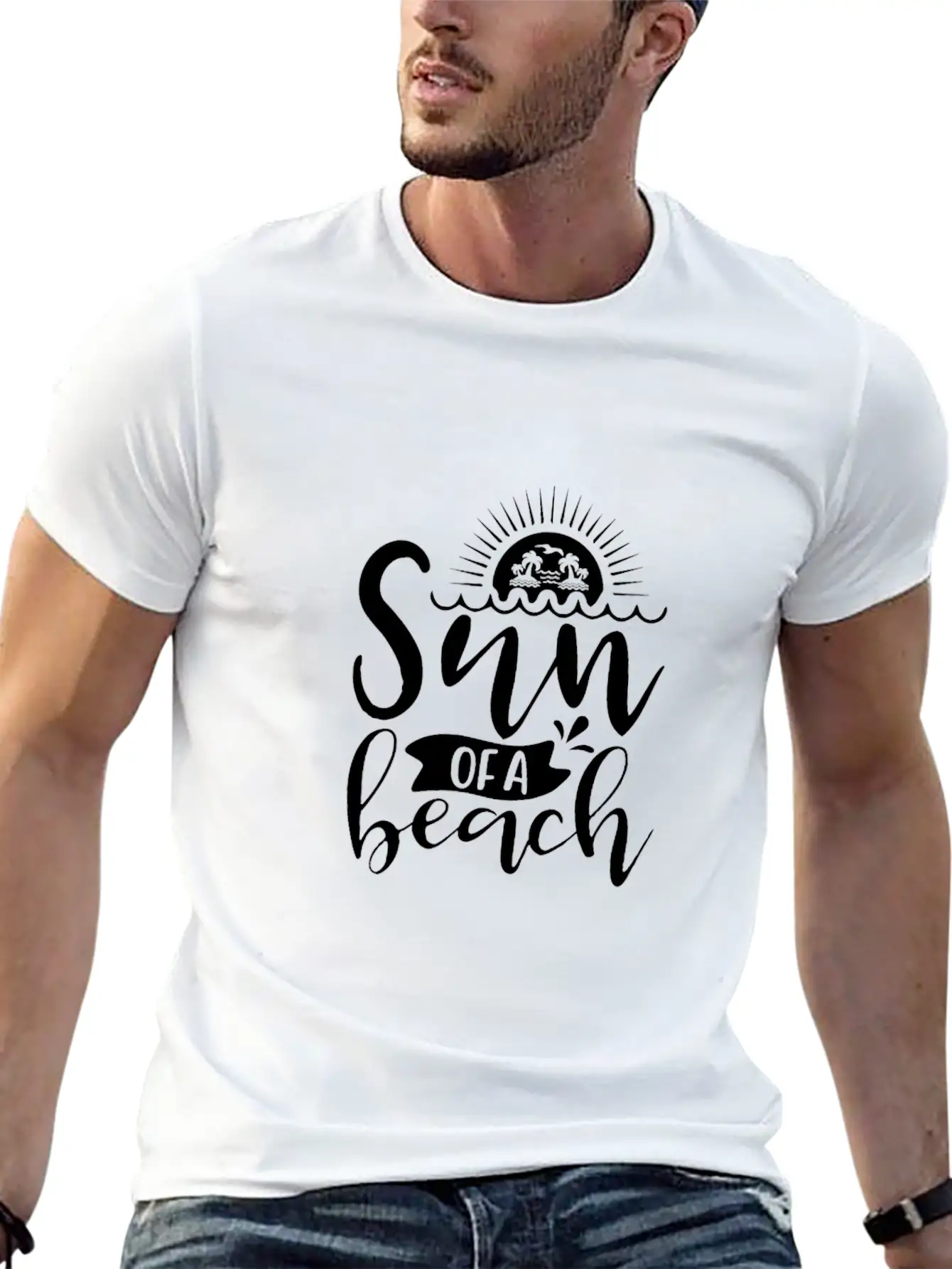 Sun Of A Beach Relaxed Everyday Tee – Lightweight And Durable Cotton
