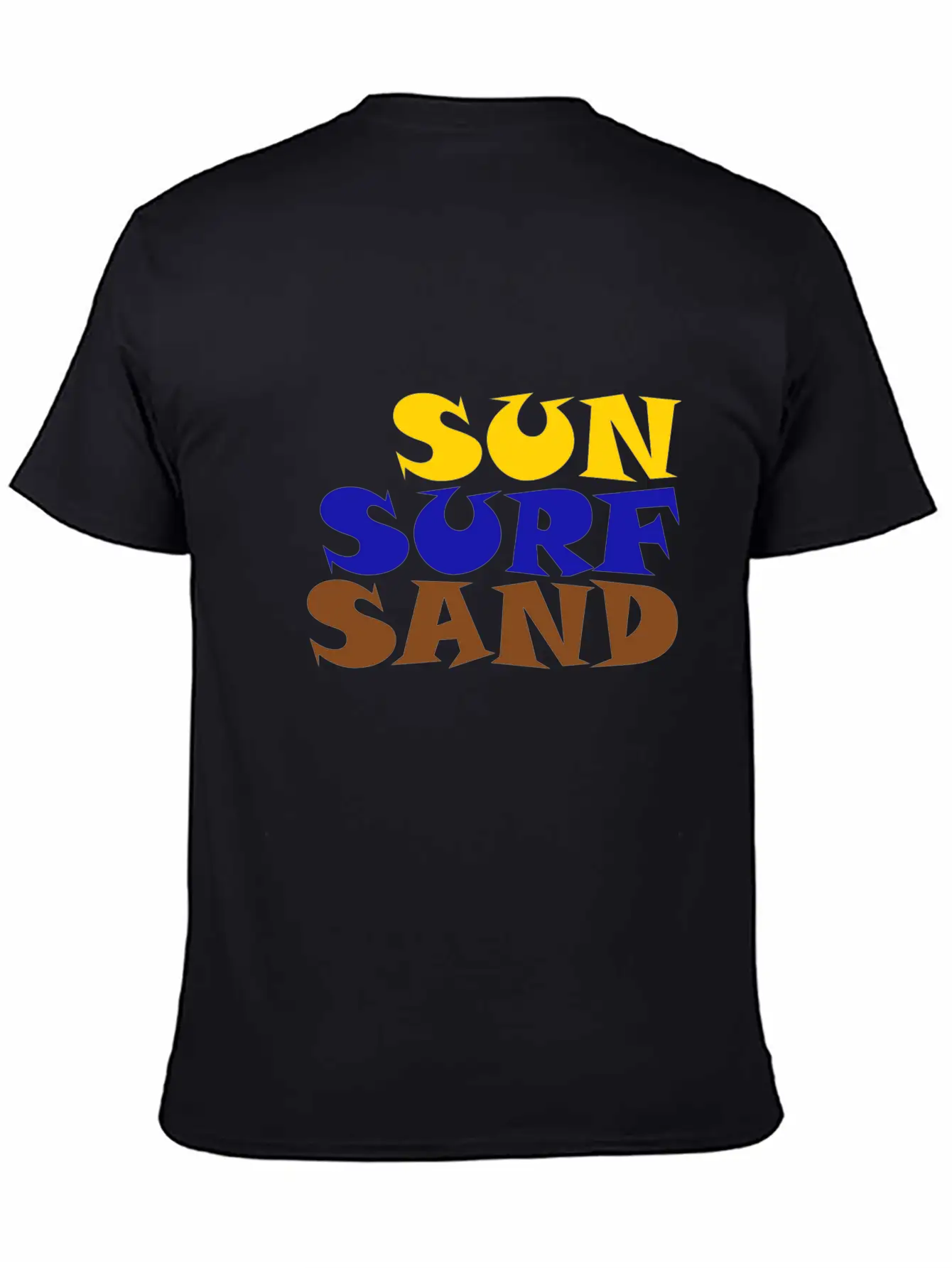 SUN SURF SAND Modern Fit Casual T-Shirt ��� Clean And Versatile Design