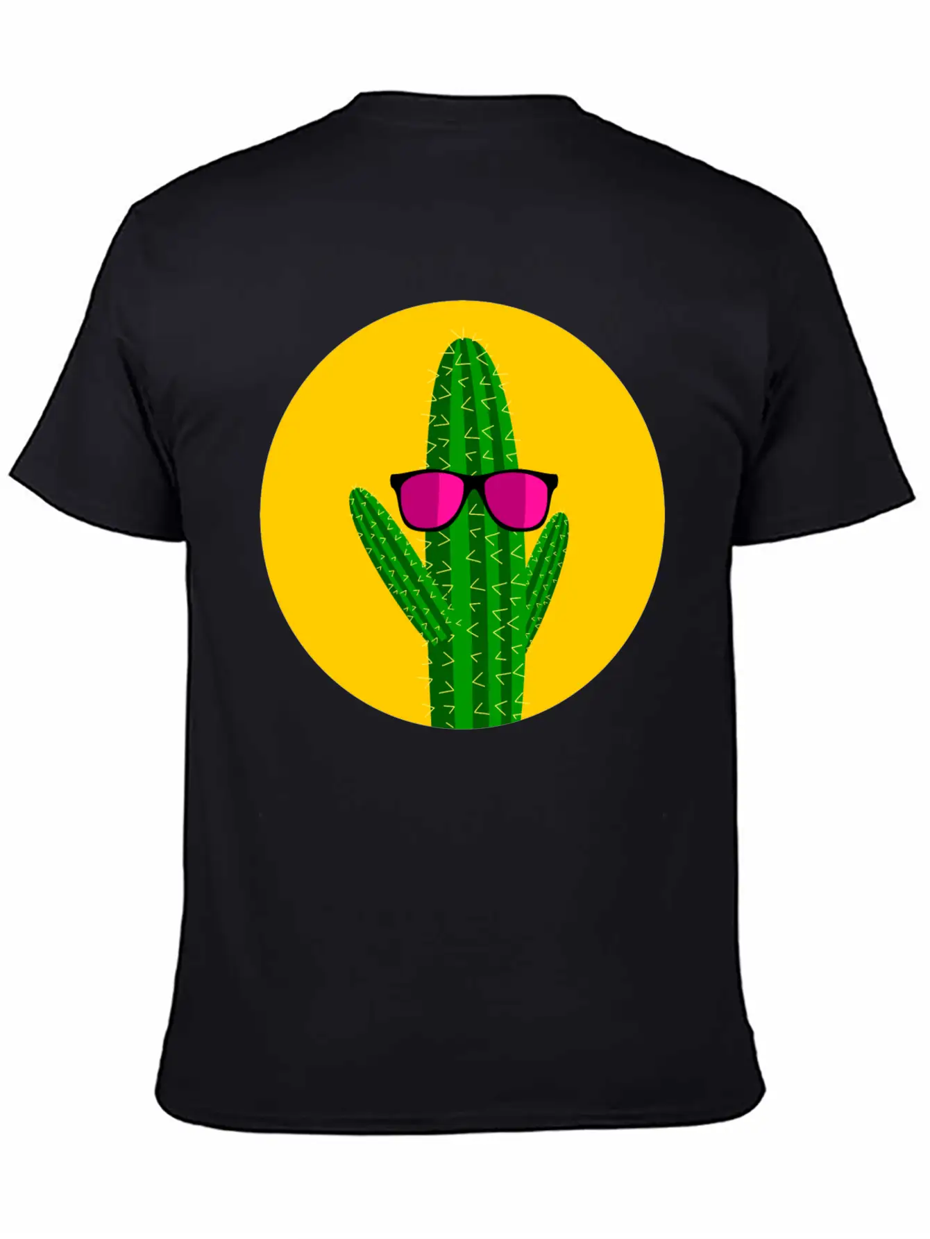 Sunbathing Cactus Essential Cotton Tee For Daily Outfits – Unisex Style