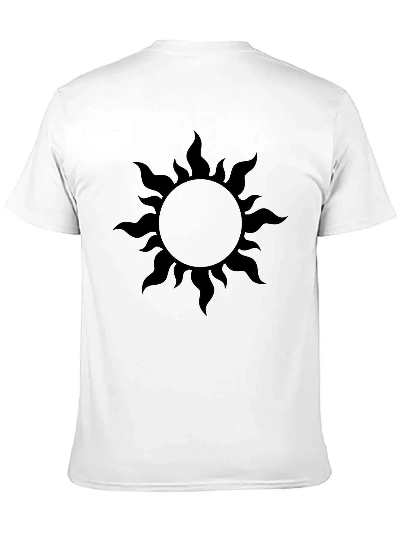 Sunburst Solar Eclipse Unisex Casual T-Shirt – Clean Design For Daily Comfort