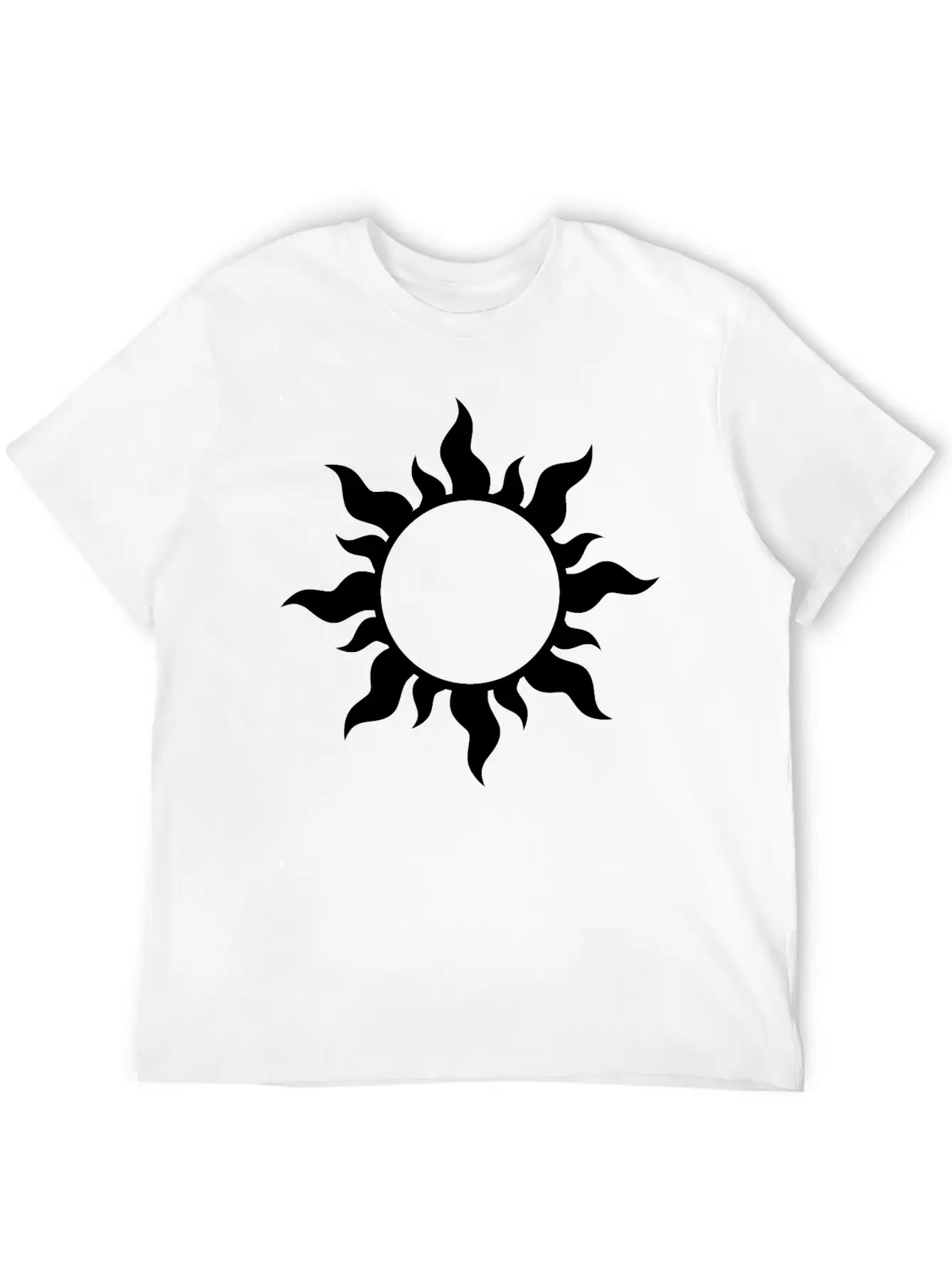 Sunburst Solar Eclipse Unisex Casual T-Shirt – Clean Design For Daily Comfort