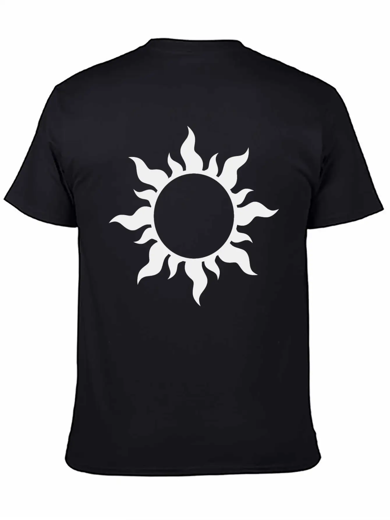 Sunburst Solar Eclipse Unisex Casual T-Shirt – Clean Design For Daily Comfort