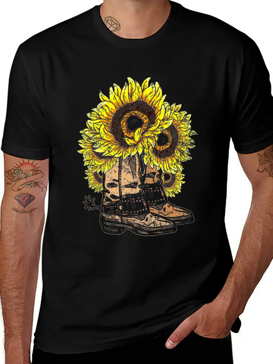 Sunflower Basic Graphic T-Shirt – Daily Comfort In Soft Cotton