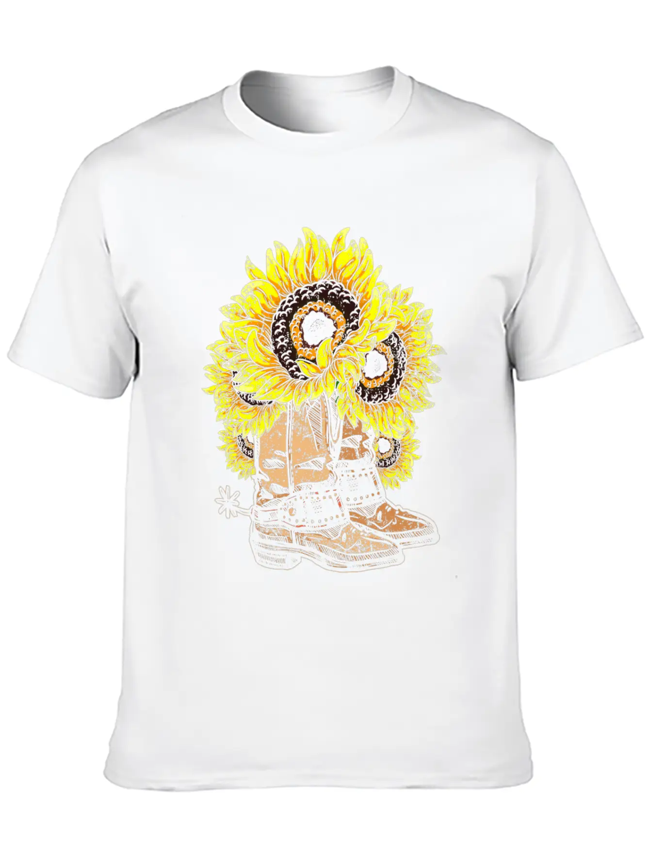 Sunflower Basic Graphic T-Shirt – Daily Comfort In Soft Cotton