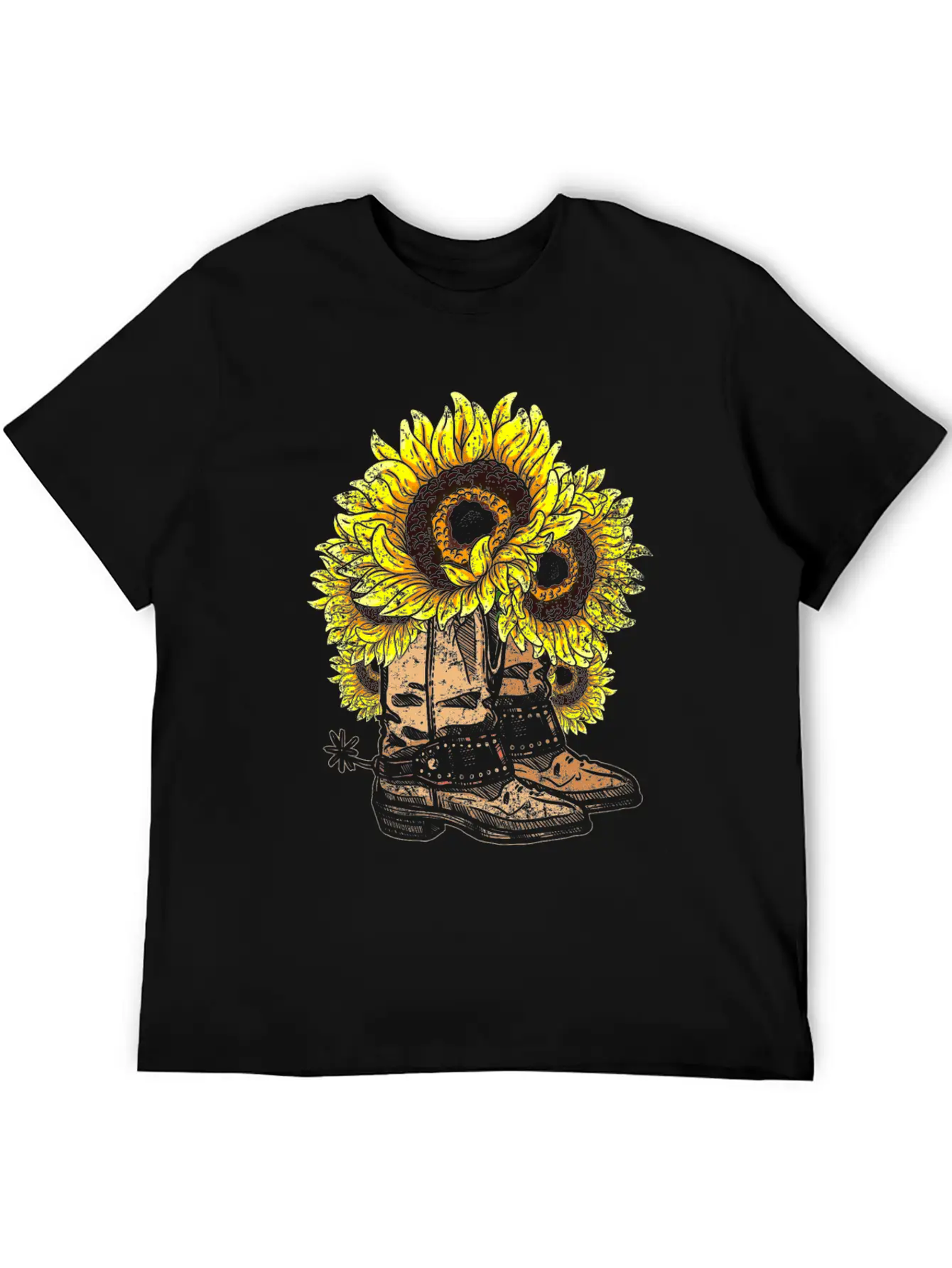 Sunflower Basic Graphic T-Shirt – Daily Comfort In Soft Cotton