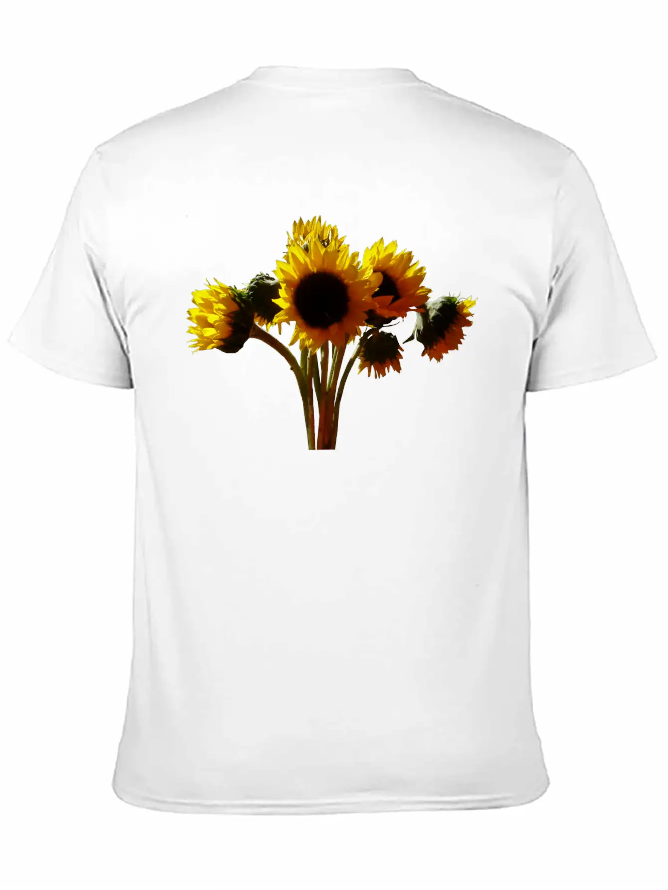 Sunflower Bouquet Unisex Casual T-Shirt – Clean Design For Daily Comfort