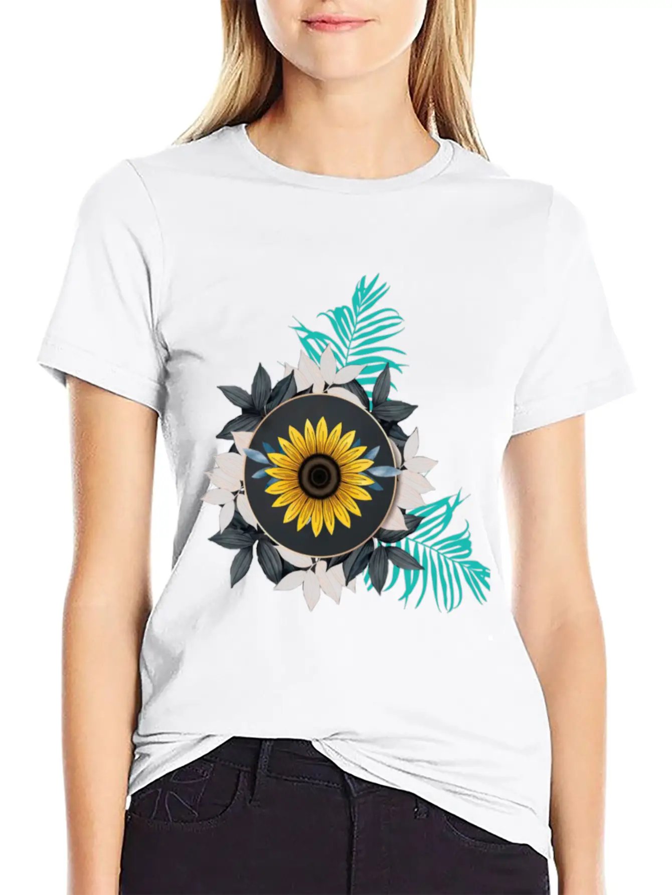 Sunflower Natural Love Soft Cotton Short Sleeve Tee – Unisex Wardrobe Staple