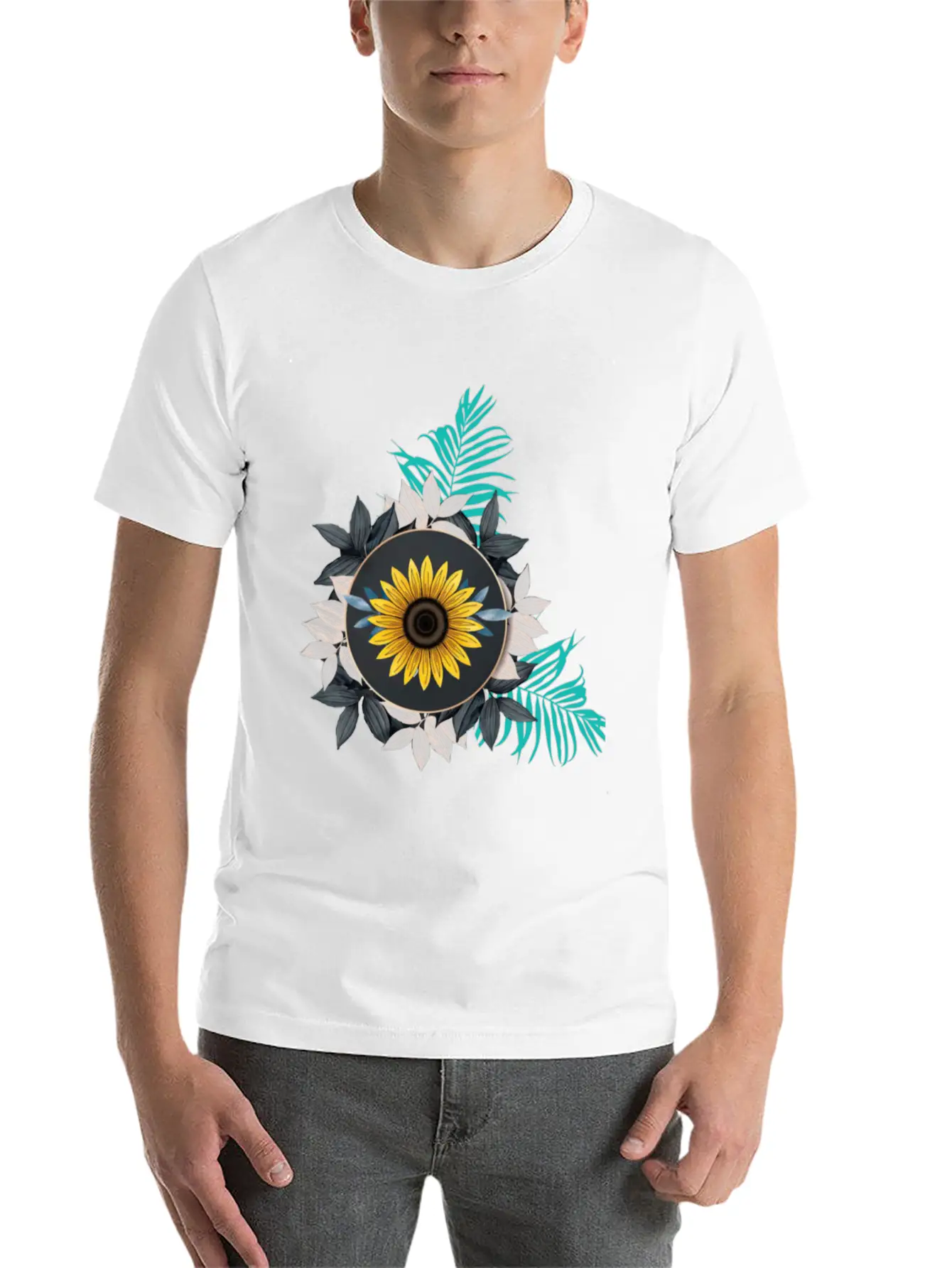 Sunflower Natural Love Soft Cotton Short Sleeve Tee – Unisex Wardrobe Staple
