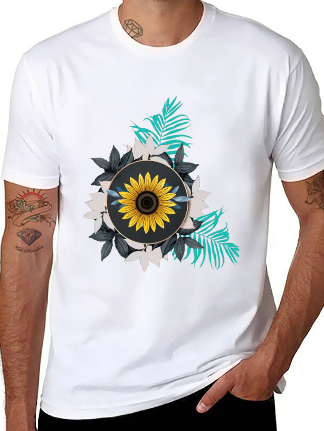 Sunflower Natural Love Soft Cotton Short Sleeve Tee – Unisex Wardrobe Staple