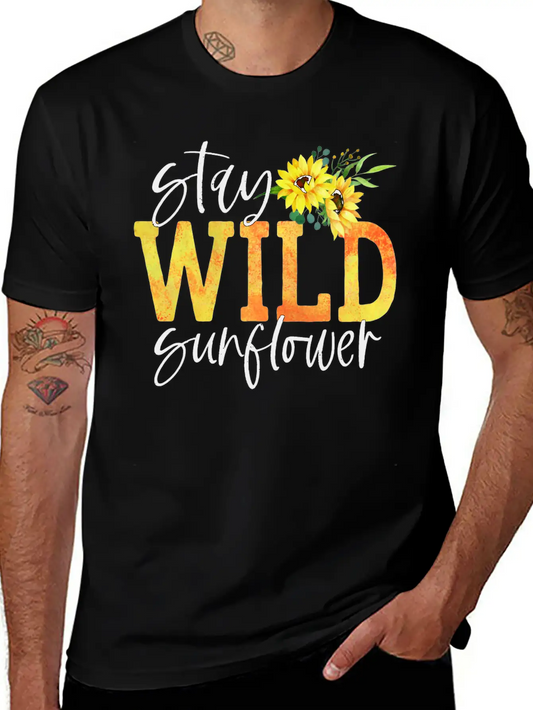Sunflower Power Relaxed Everyday Tee – Lightweight And Durable Cotton