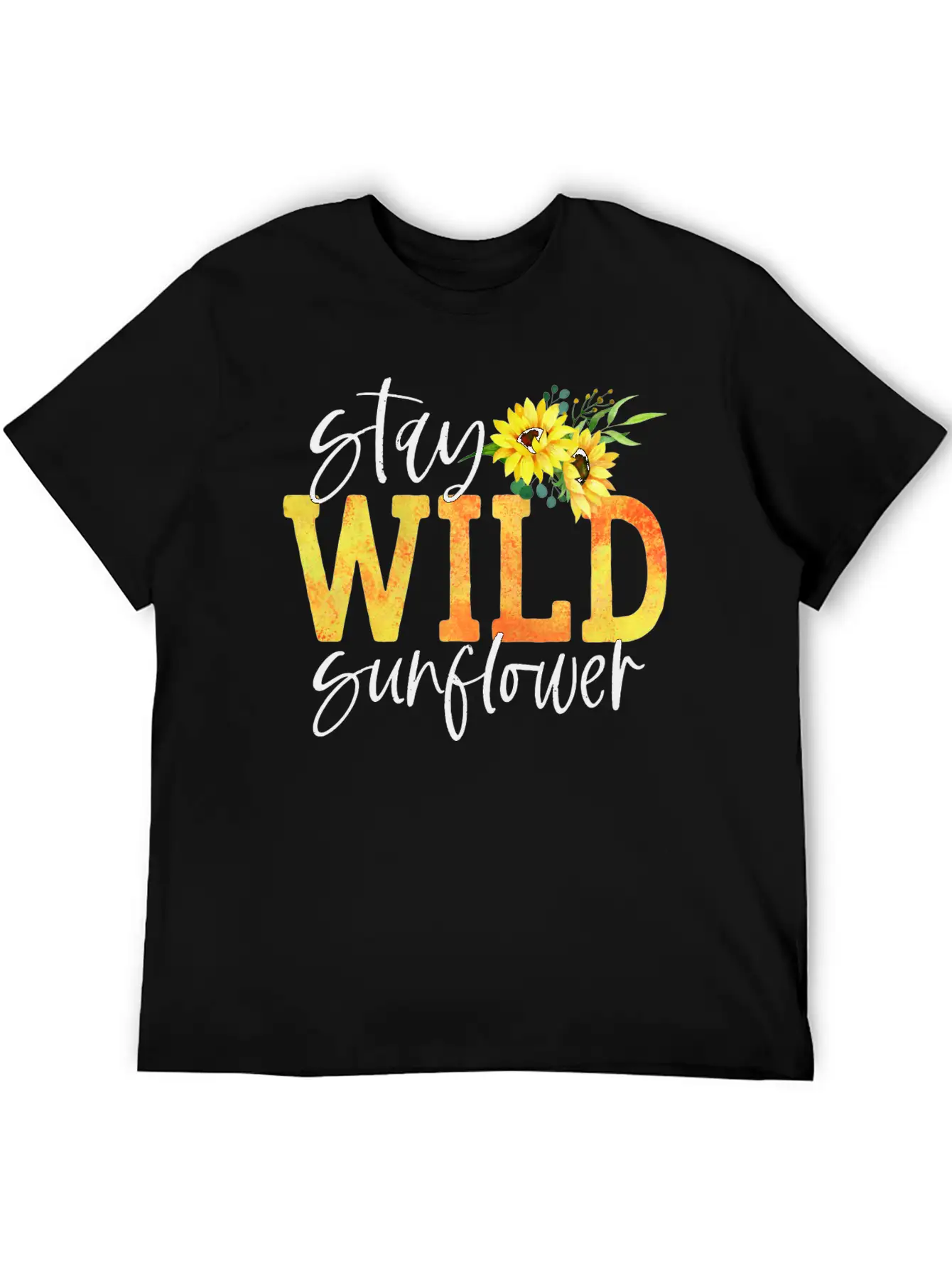 Sunflower Power Relaxed Everyday Tee – Lightweight And Durable Cotton